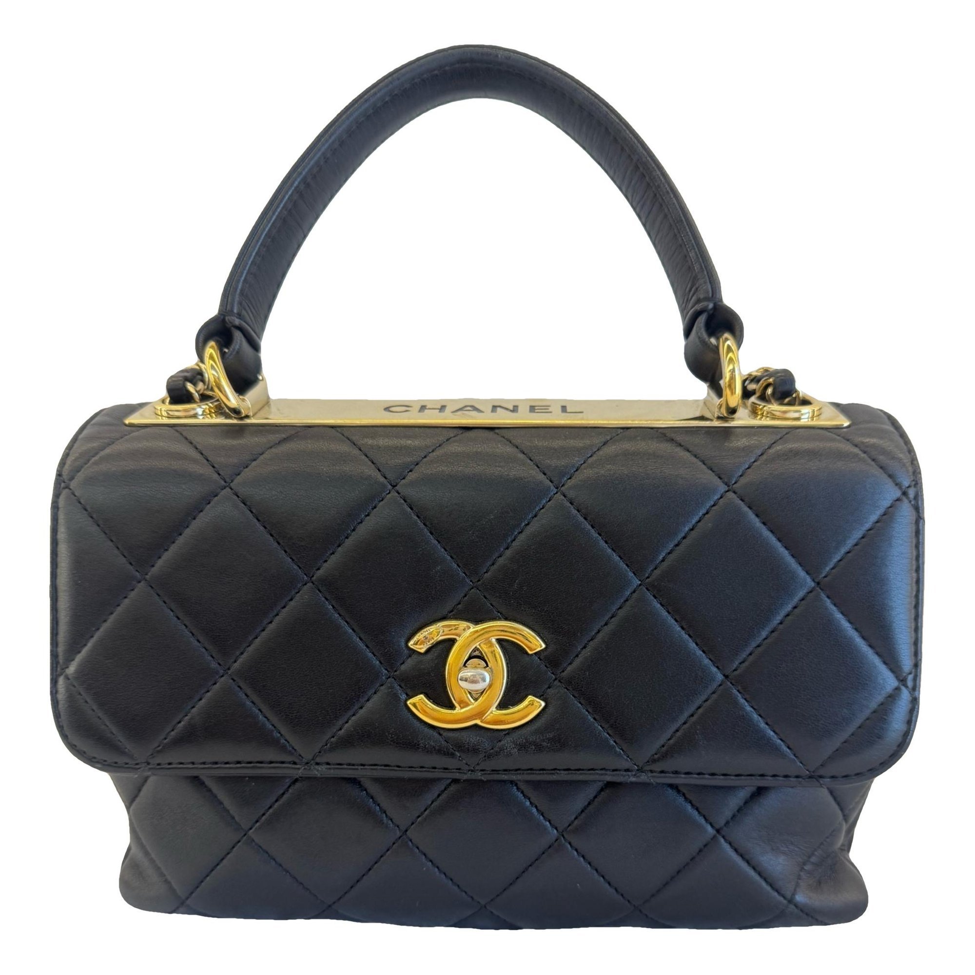 Coco Handle leather handbag
