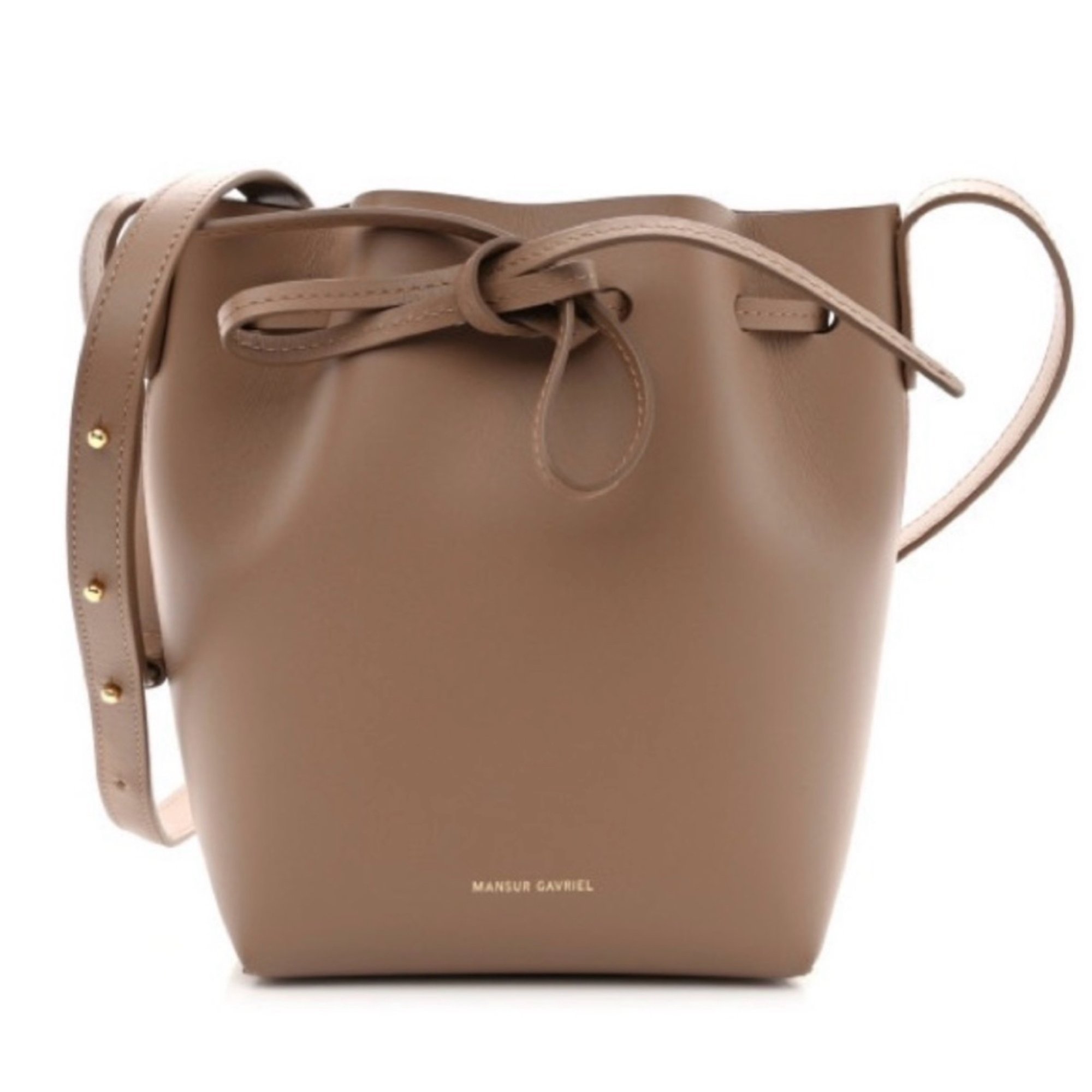Bucket leather bag