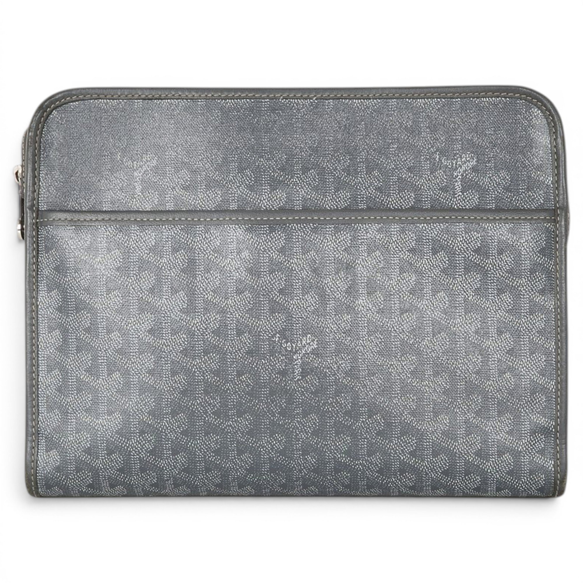 Jouvence leather clutch bag