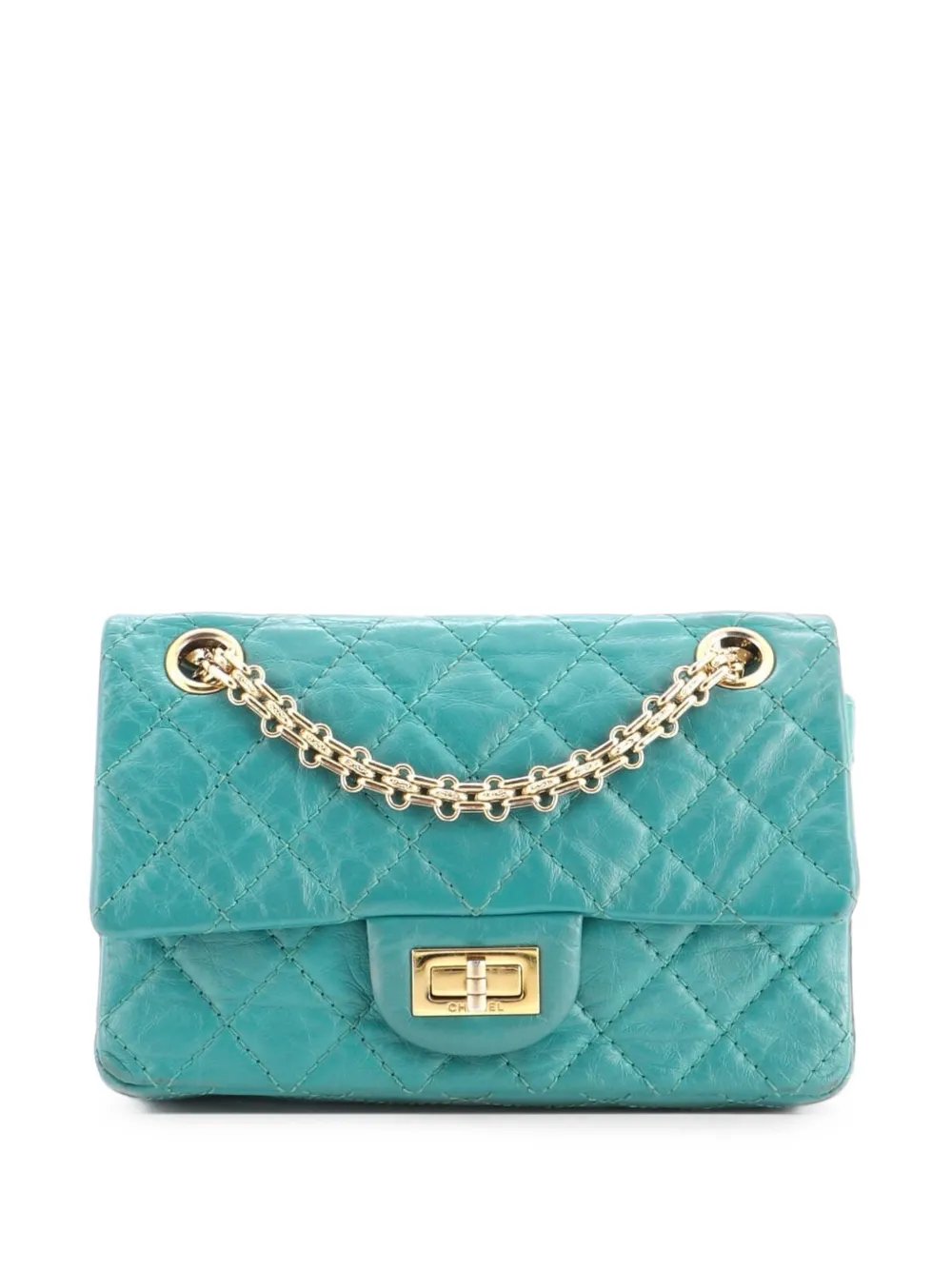 Reissue 2.55 Flap Bag Quilted Aged Calfskin Mini crossbody bag