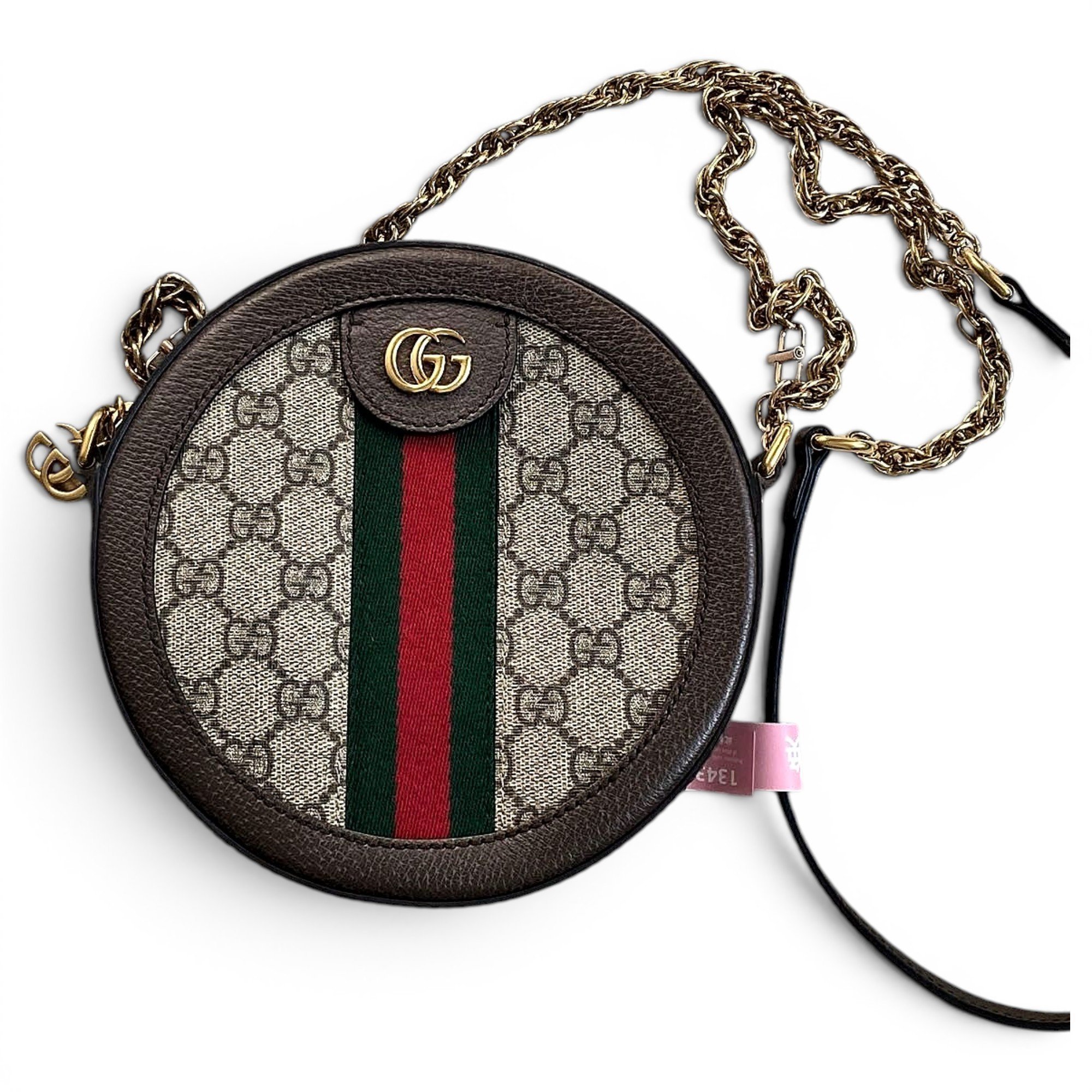 Ophidia Round cloth handbag