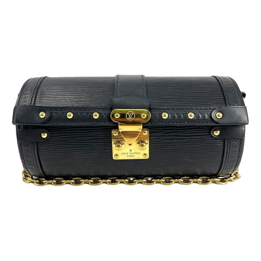 Papillon Trunk leather handbag