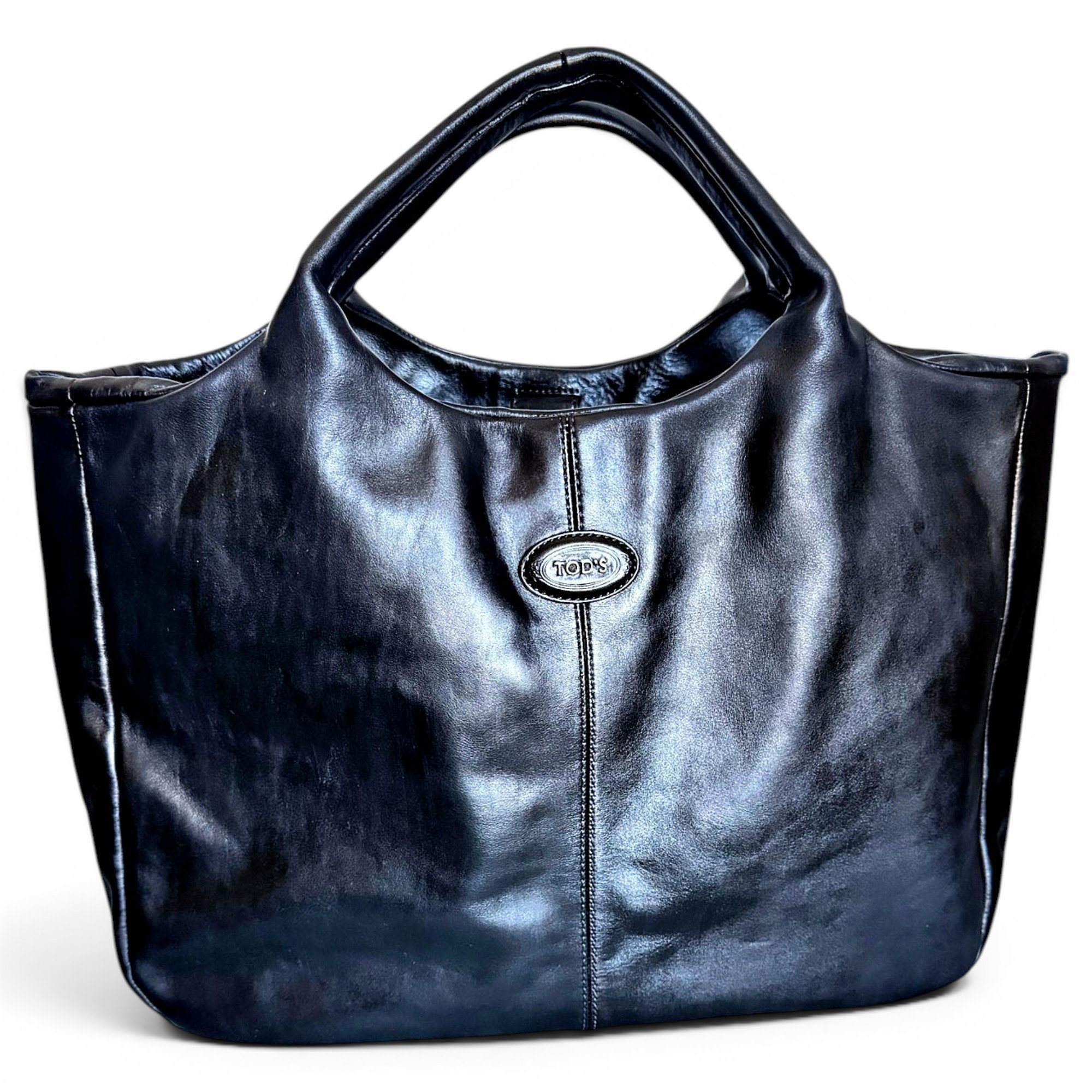 Tod's Shopping Media leather tote