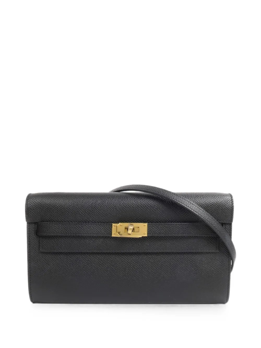 Kelly To Go grained clutch bag