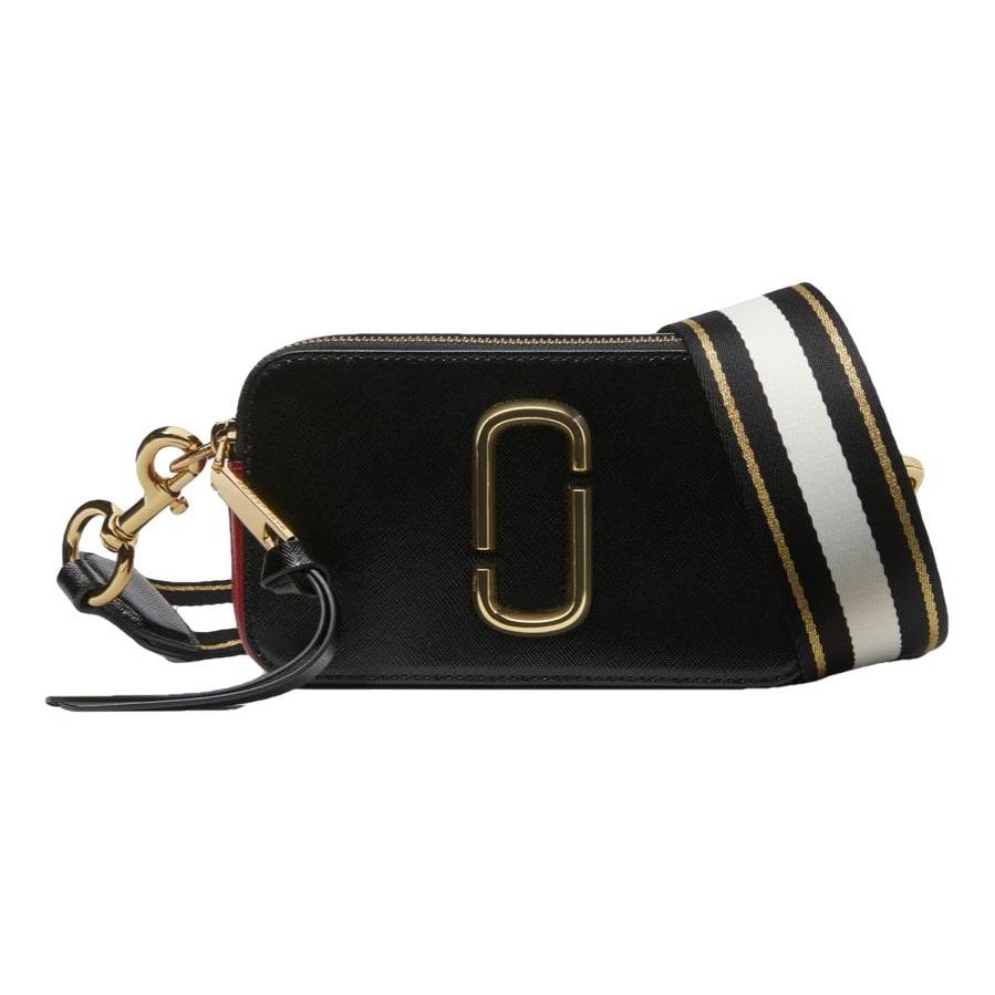 Snapshot leather crossbody bag