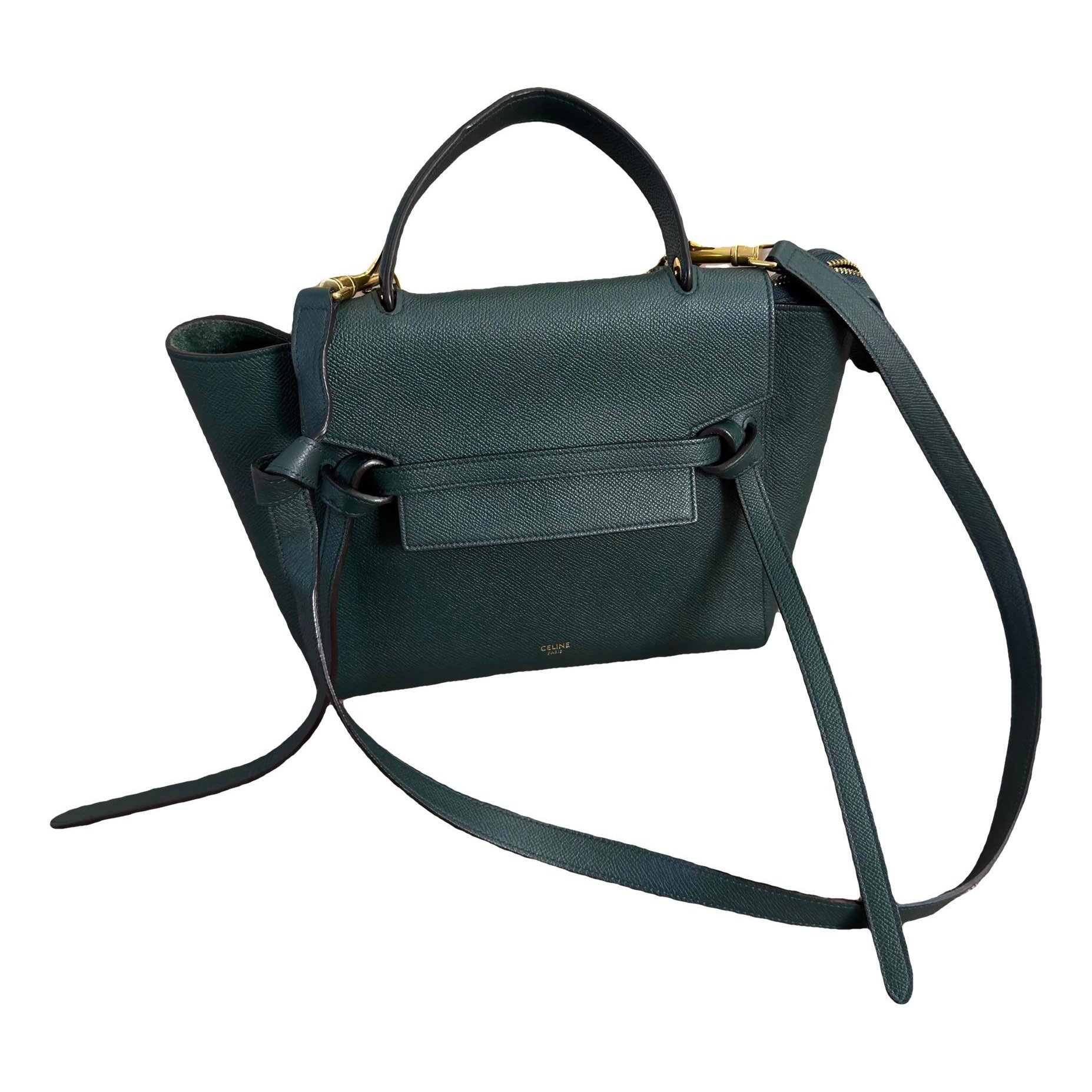 Belt leather handbag
