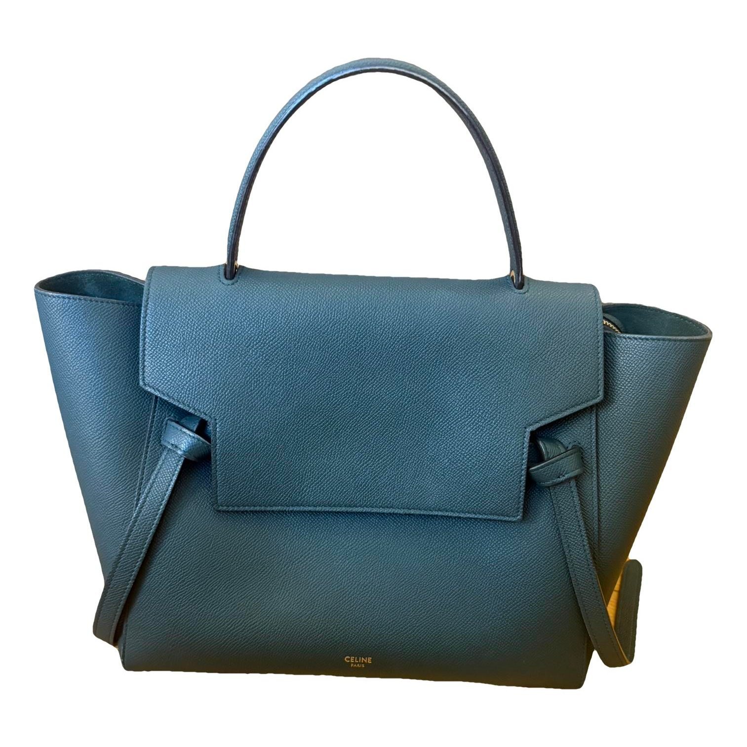 Belt leather handbag