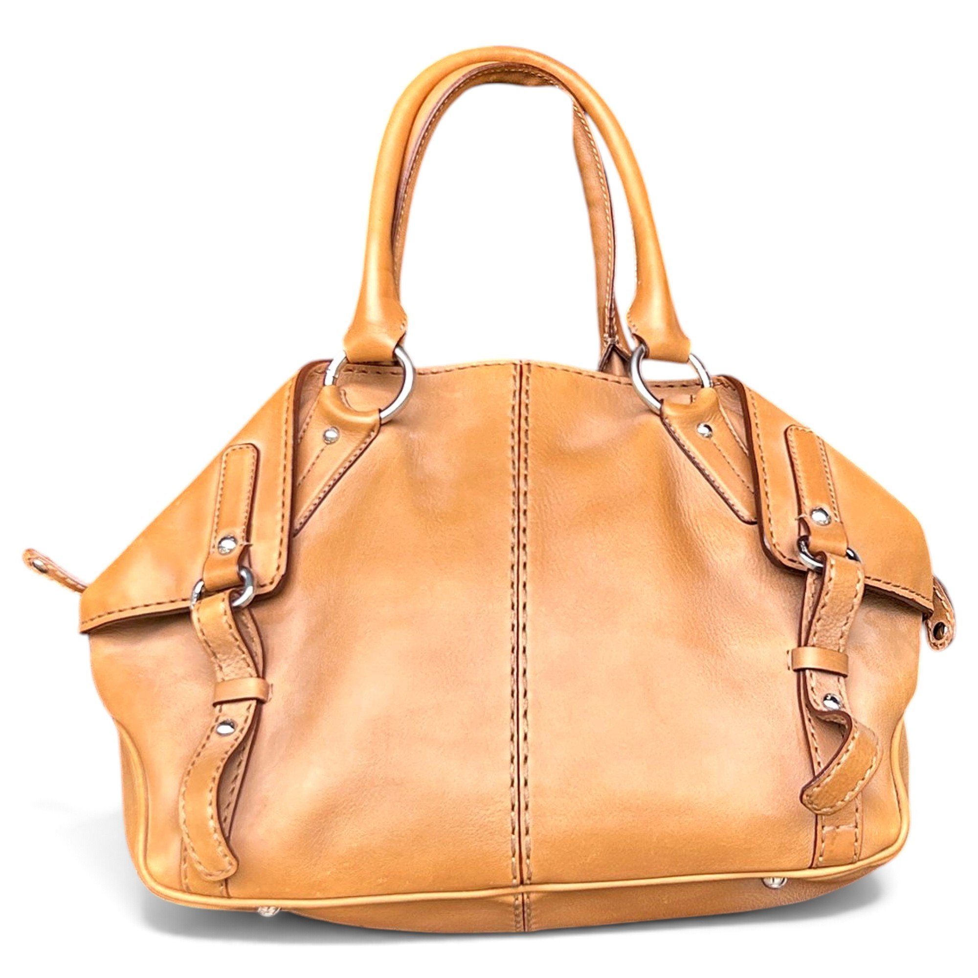 D Bag leather handbag