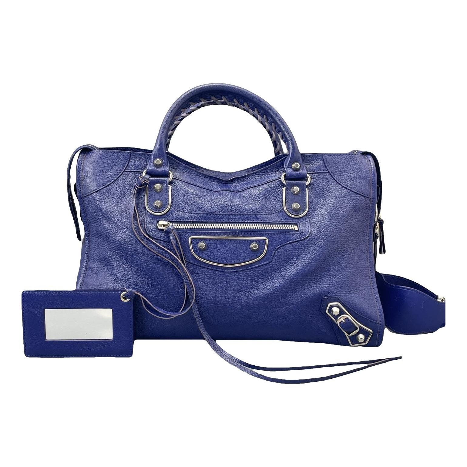 City leather bag