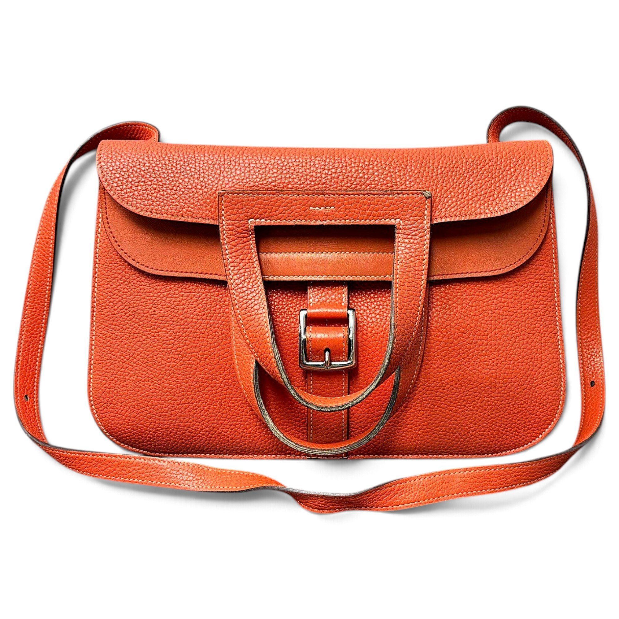Halzan leather handbag