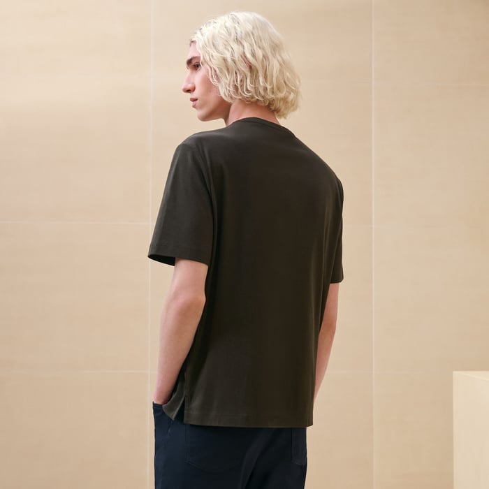 Kaki "Harnais En Gouache 3d" T-shirt