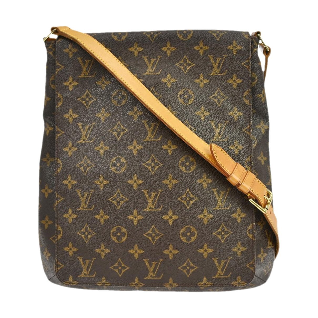 Musette cloth handbag
