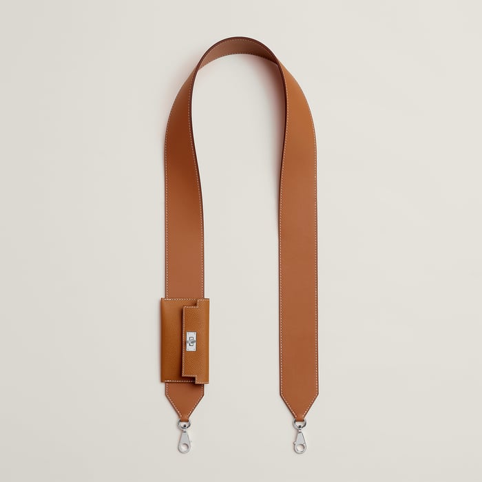 Gold Kelly Pocket Bag Strap 50 MM