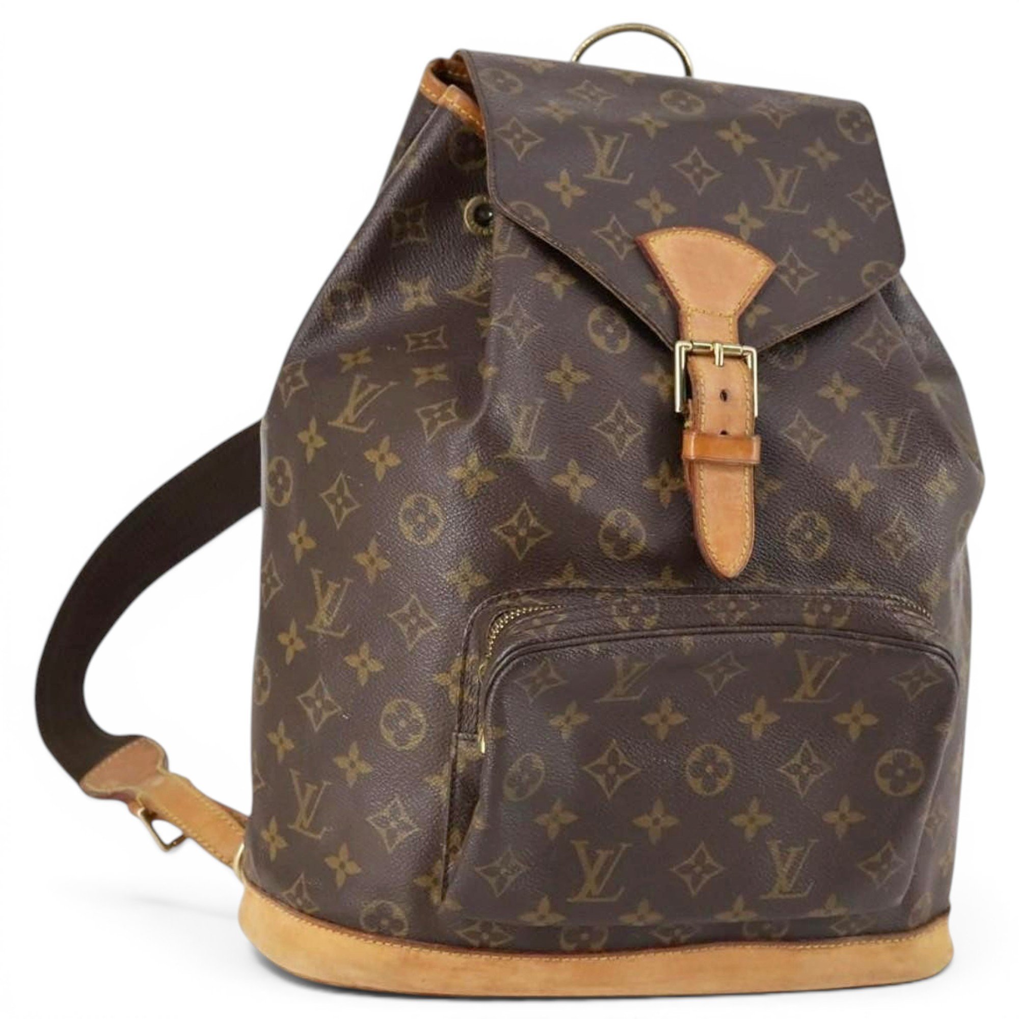 Montsouris leather backpack