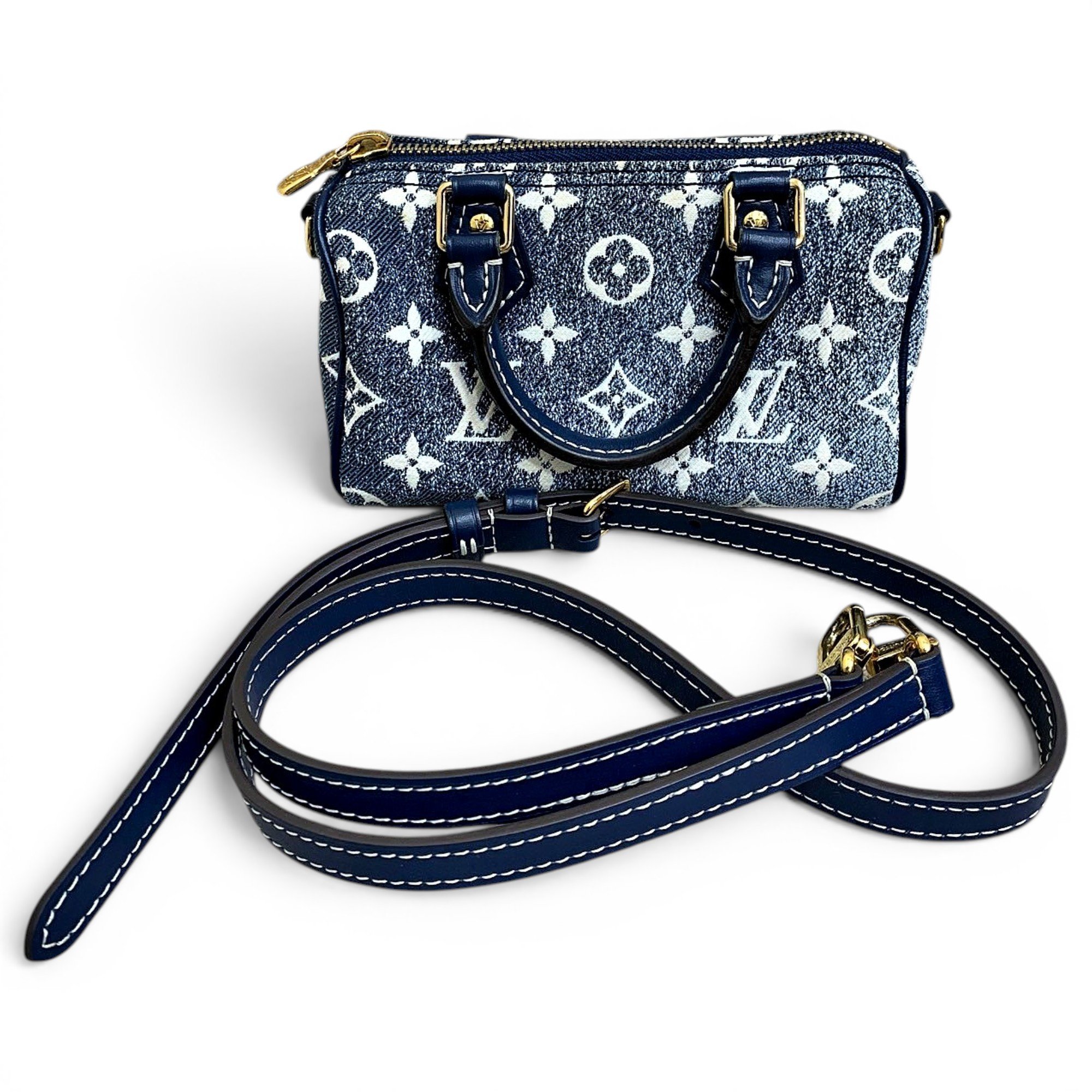 Speedy leather handbag