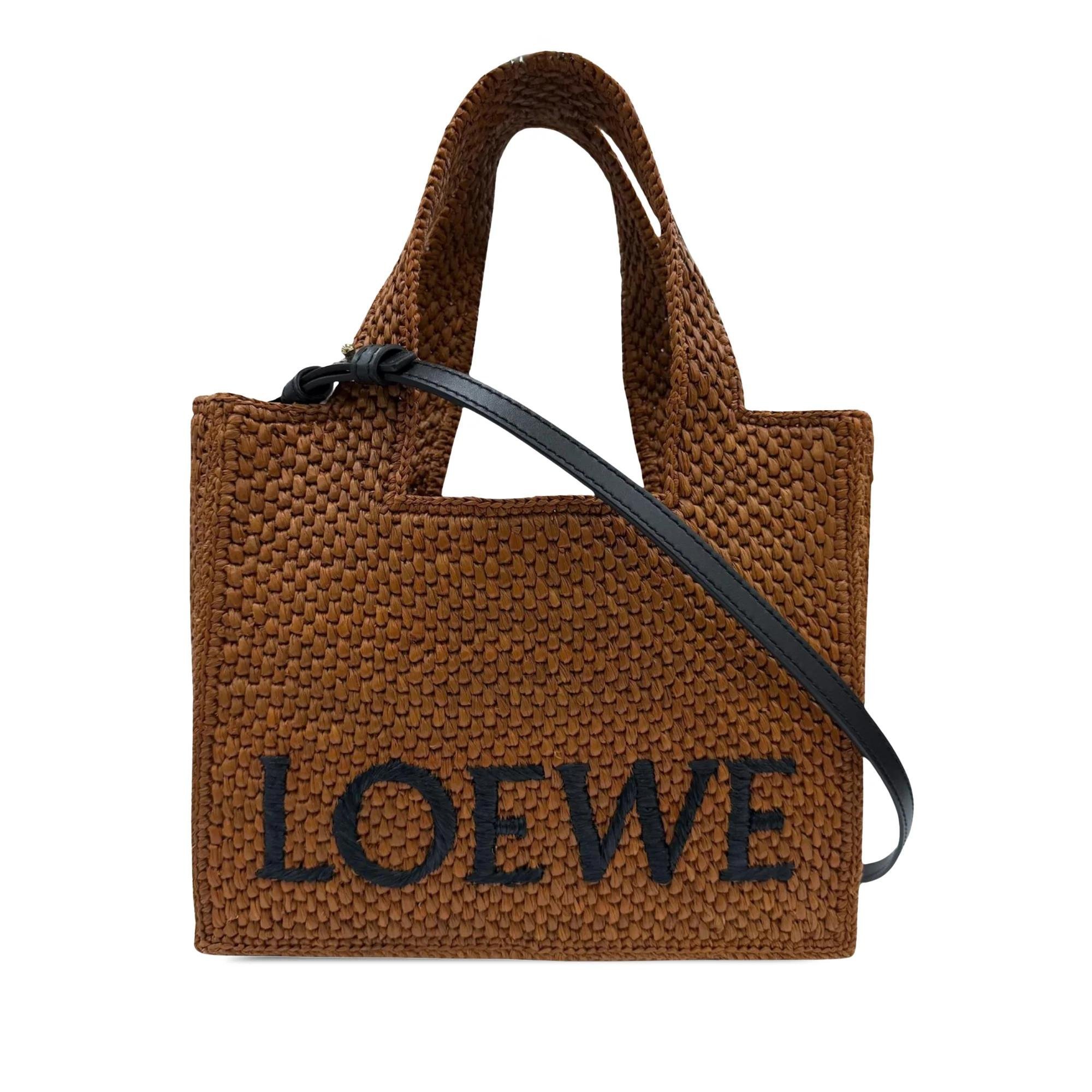 Font leather satchel