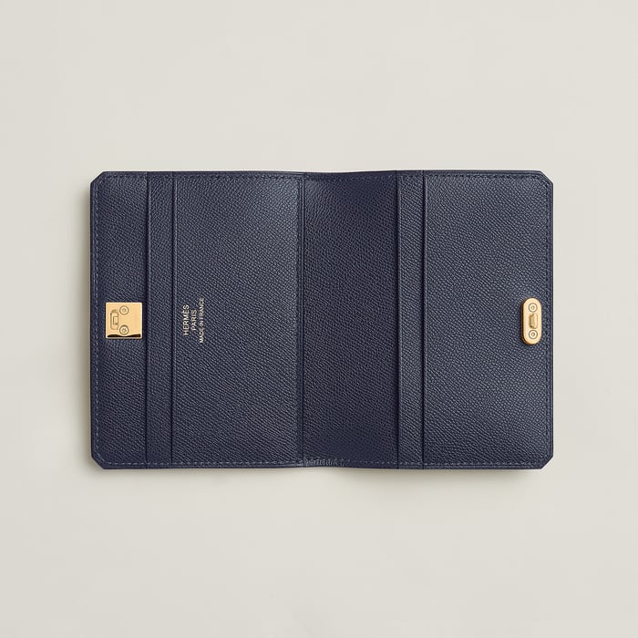 Bleu Nuit Porte-cartes Médor