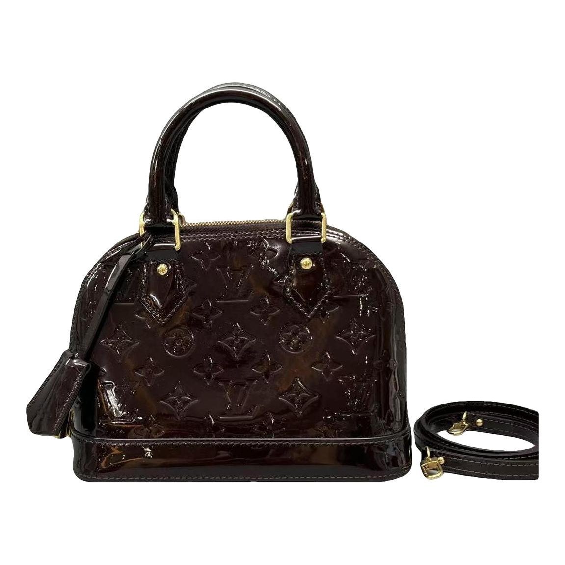 Alma BB patent leather handbag