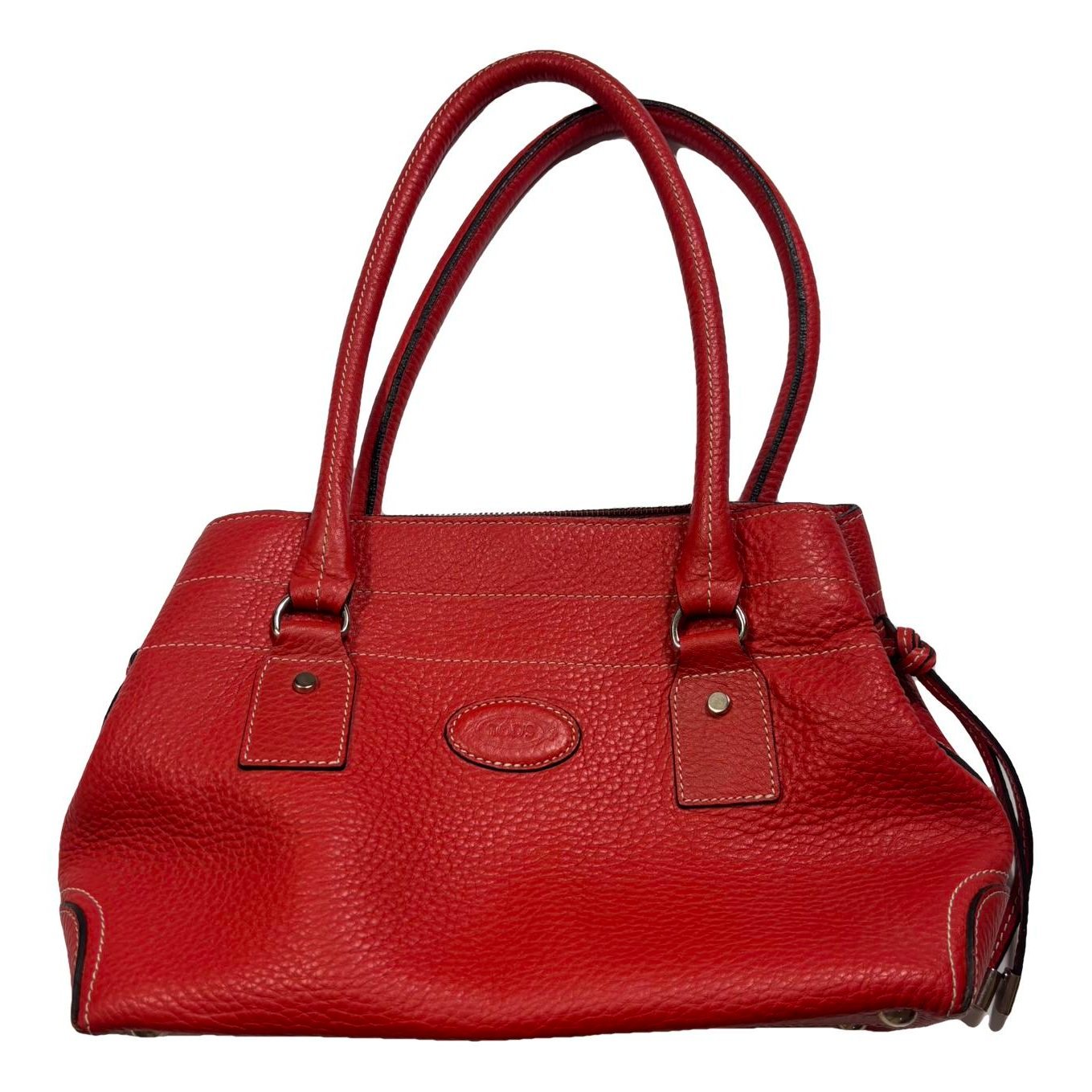D Bag leather handbag