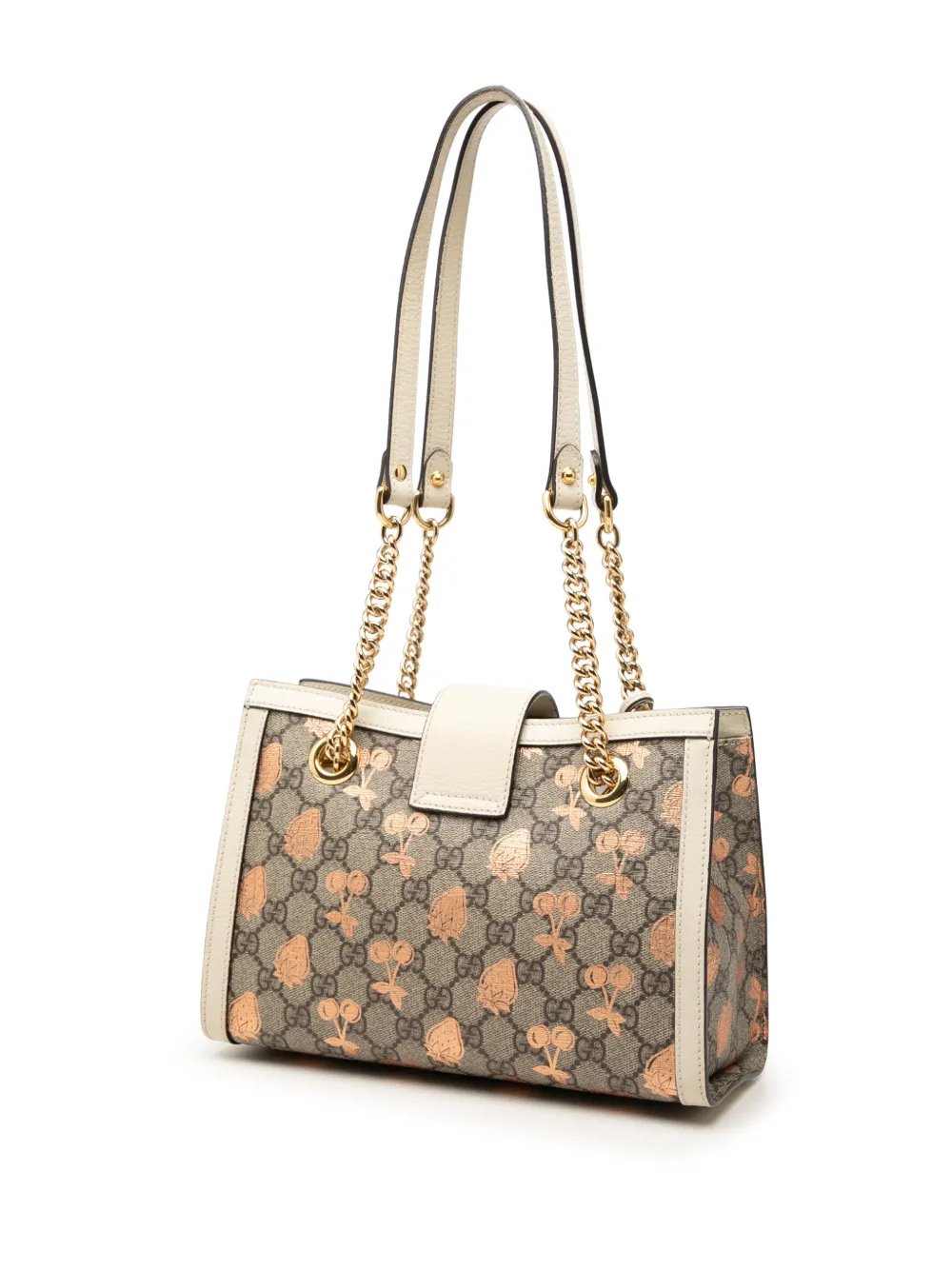 2000-2015 Small GG Supreme Berry Padlock tote bag