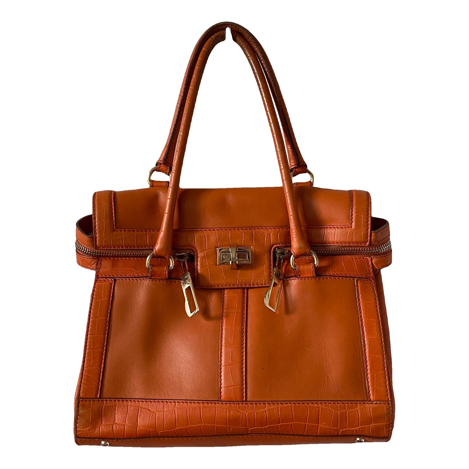 Leather handbag