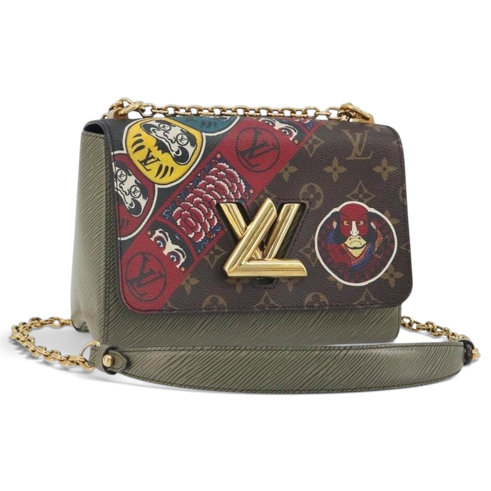 Kabuki leather handbag