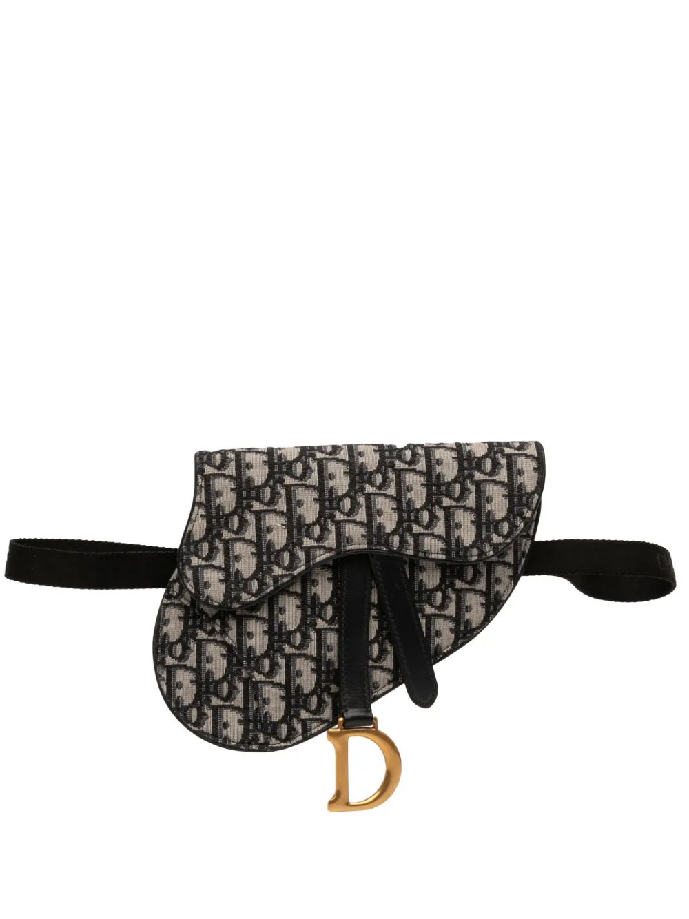 2020 Oblique Canvas Saddle belt bag
