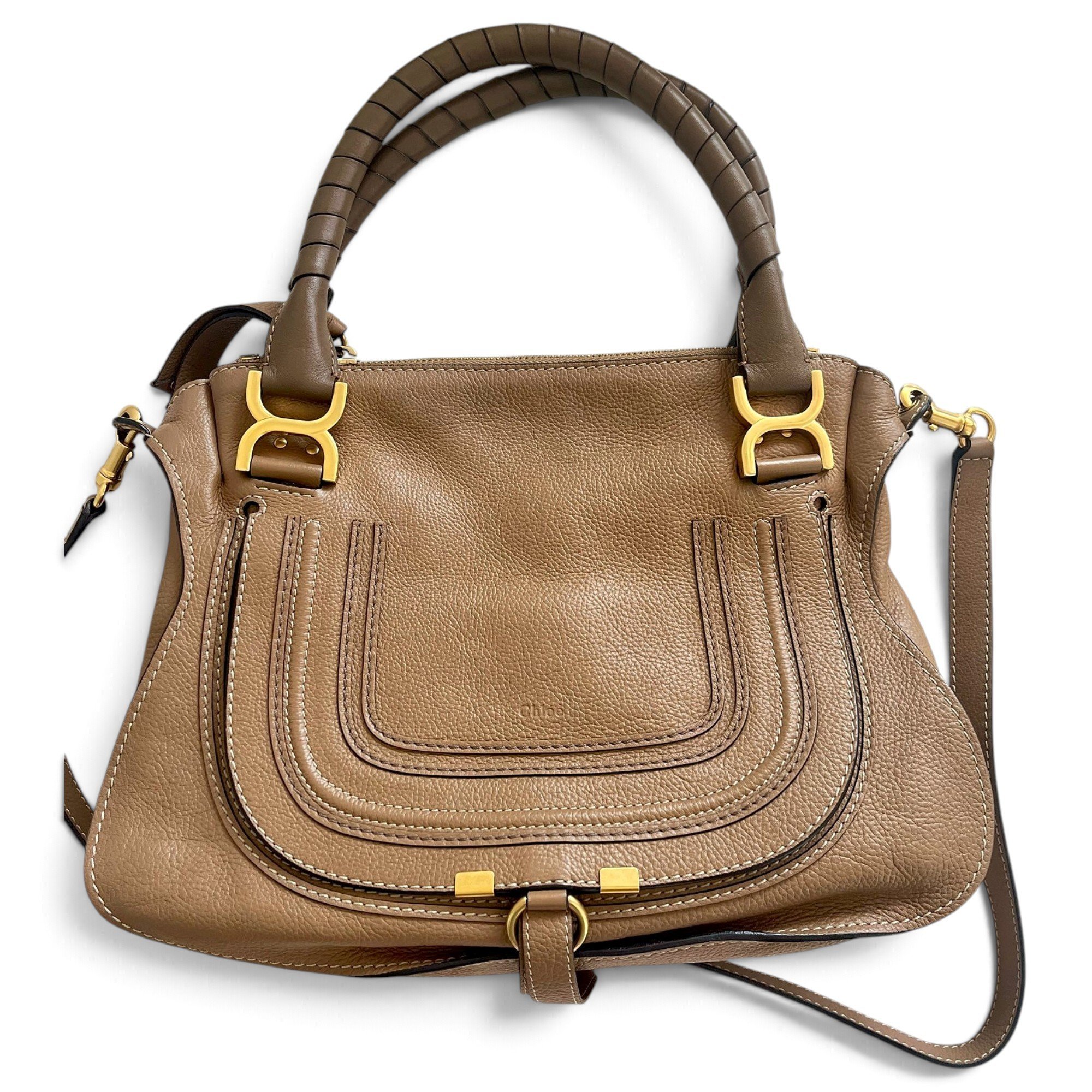 Marcie leather handbag
