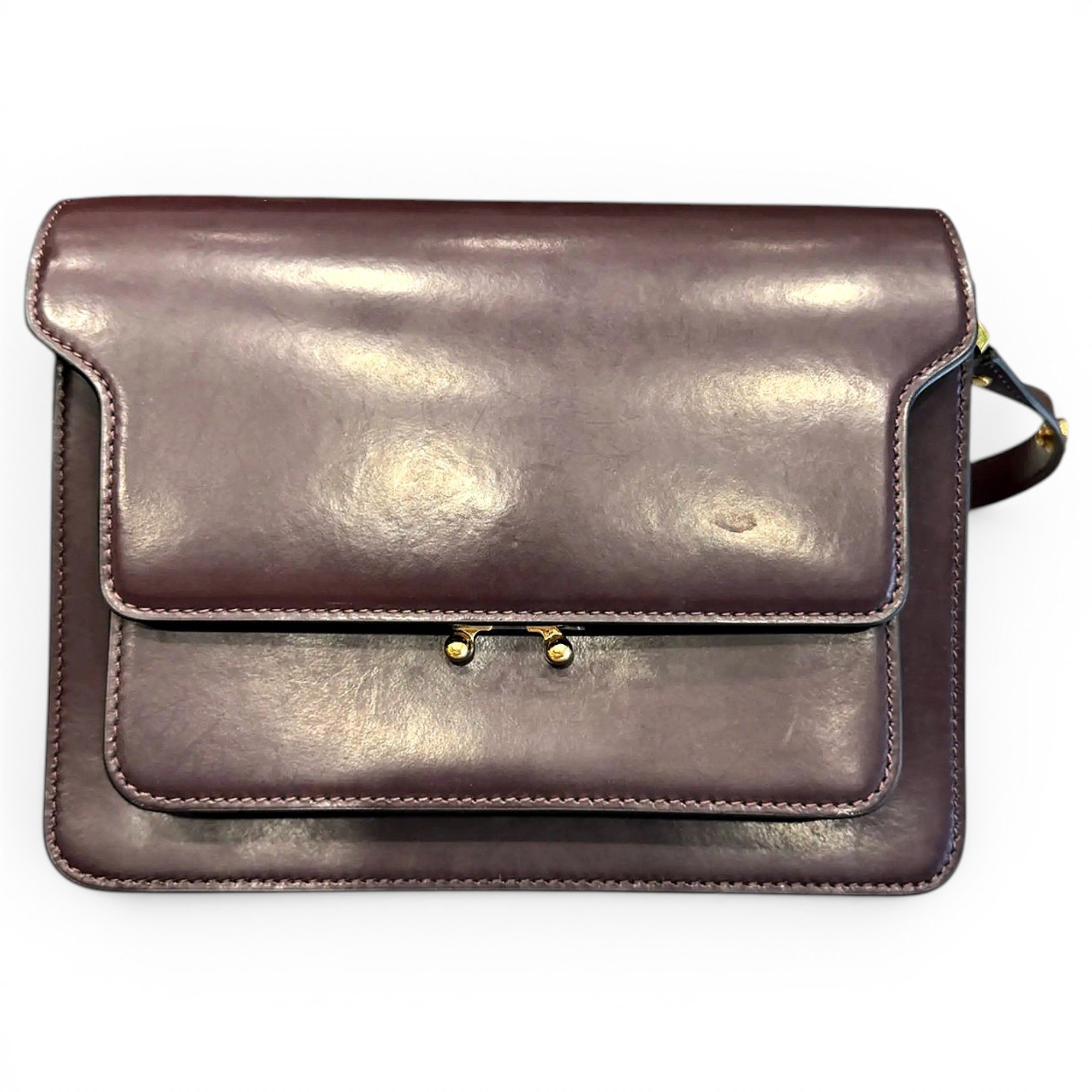 Marni Trunk leather handbag