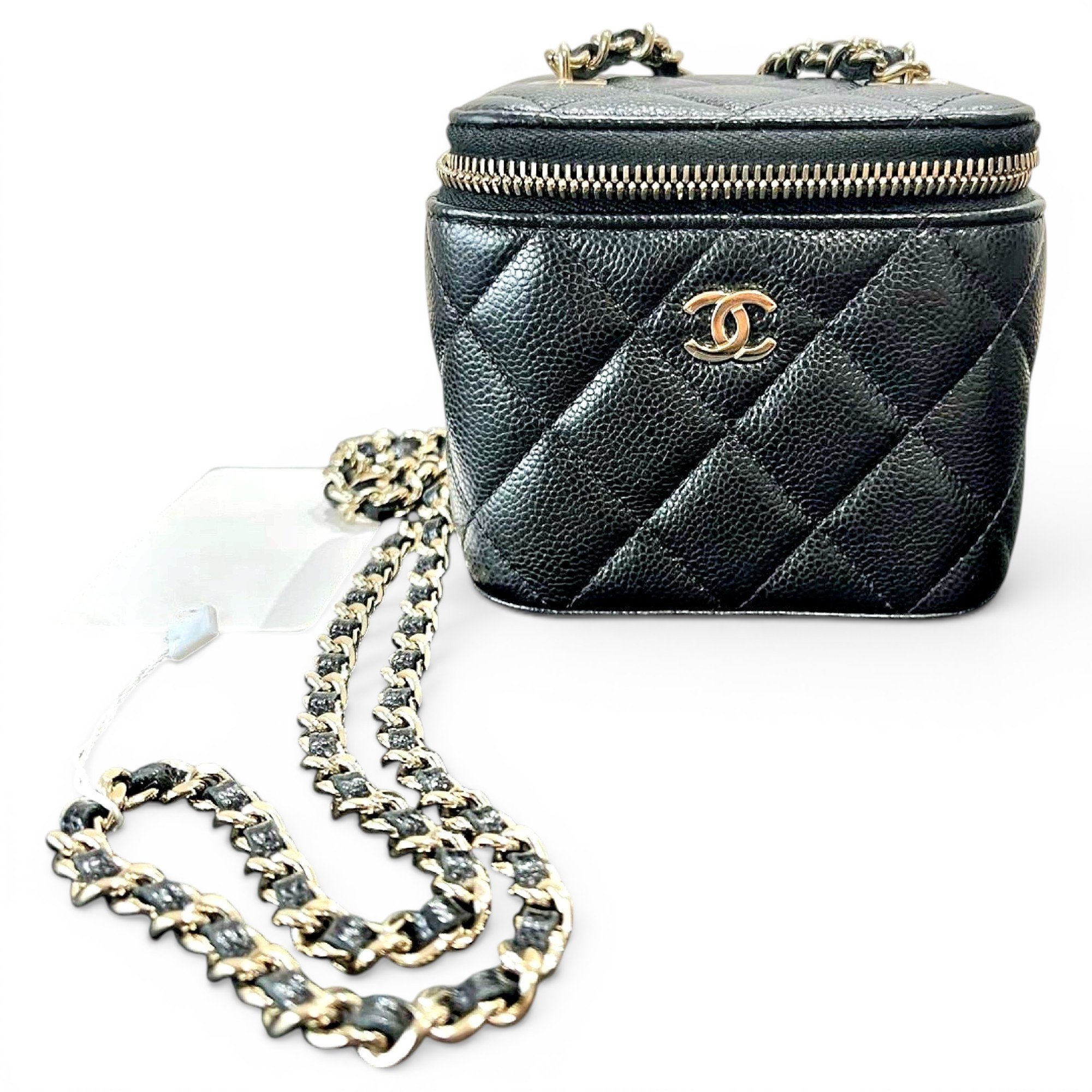 Vanity leather mini bag