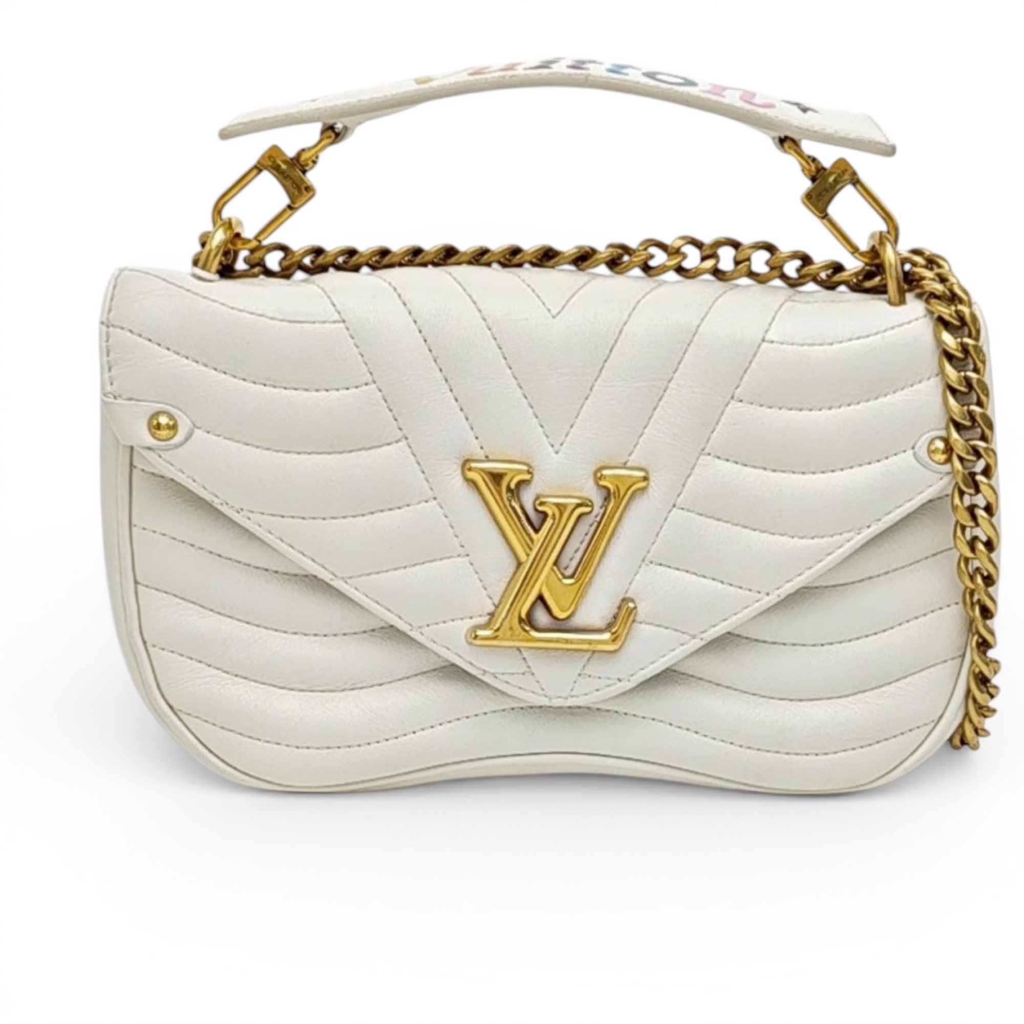 New Wave leather handbag
