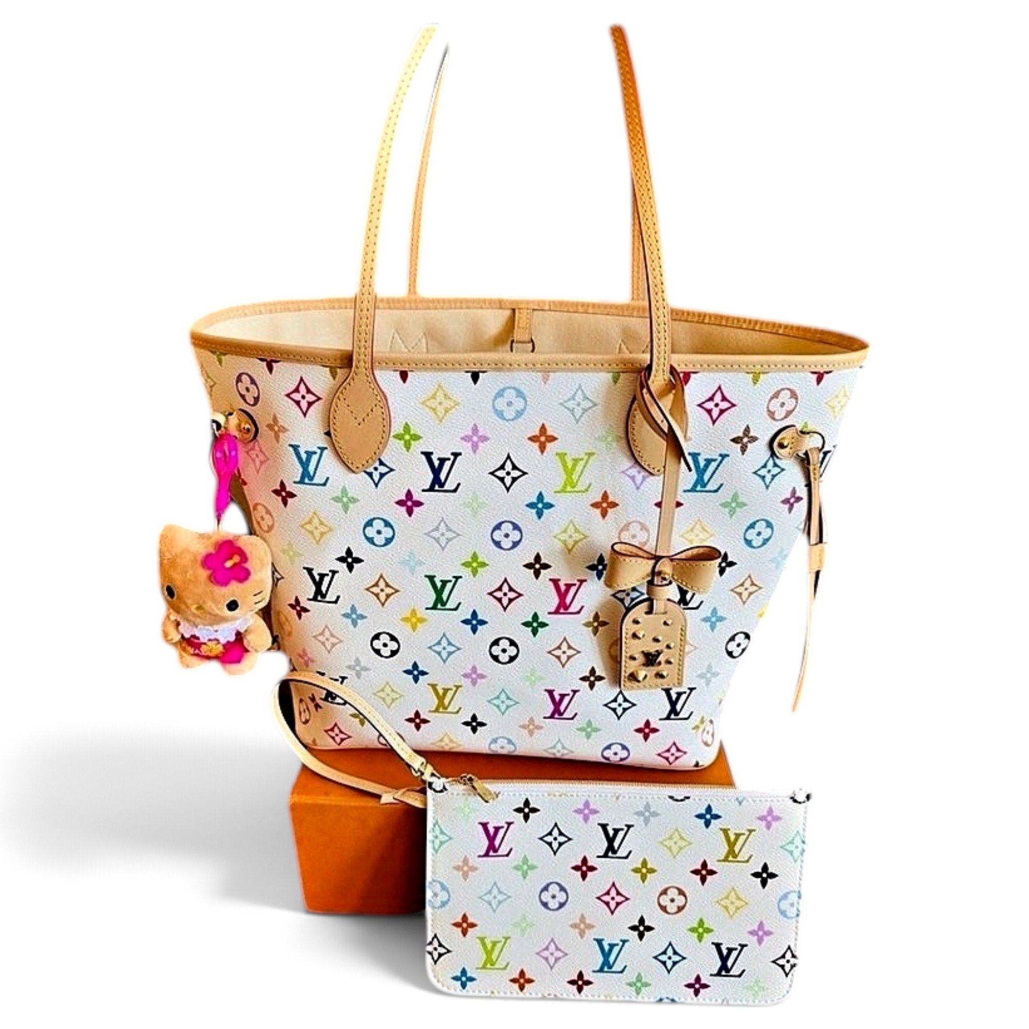 Neverfull leather handbag
