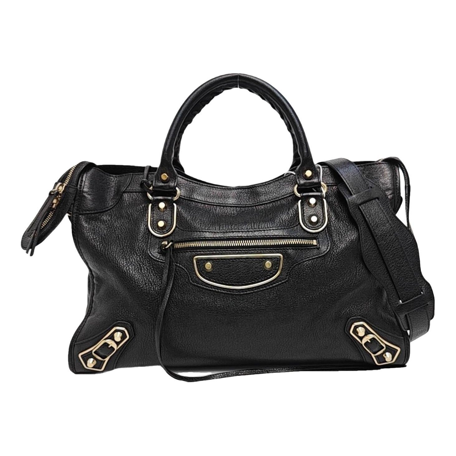 Leather handbag