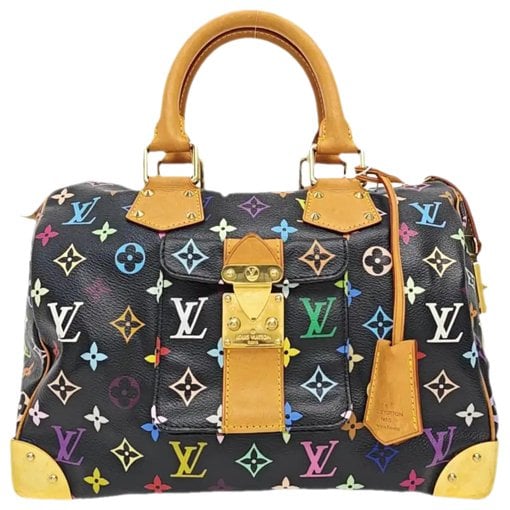 Nano Speedy / Mini HL leather handbag