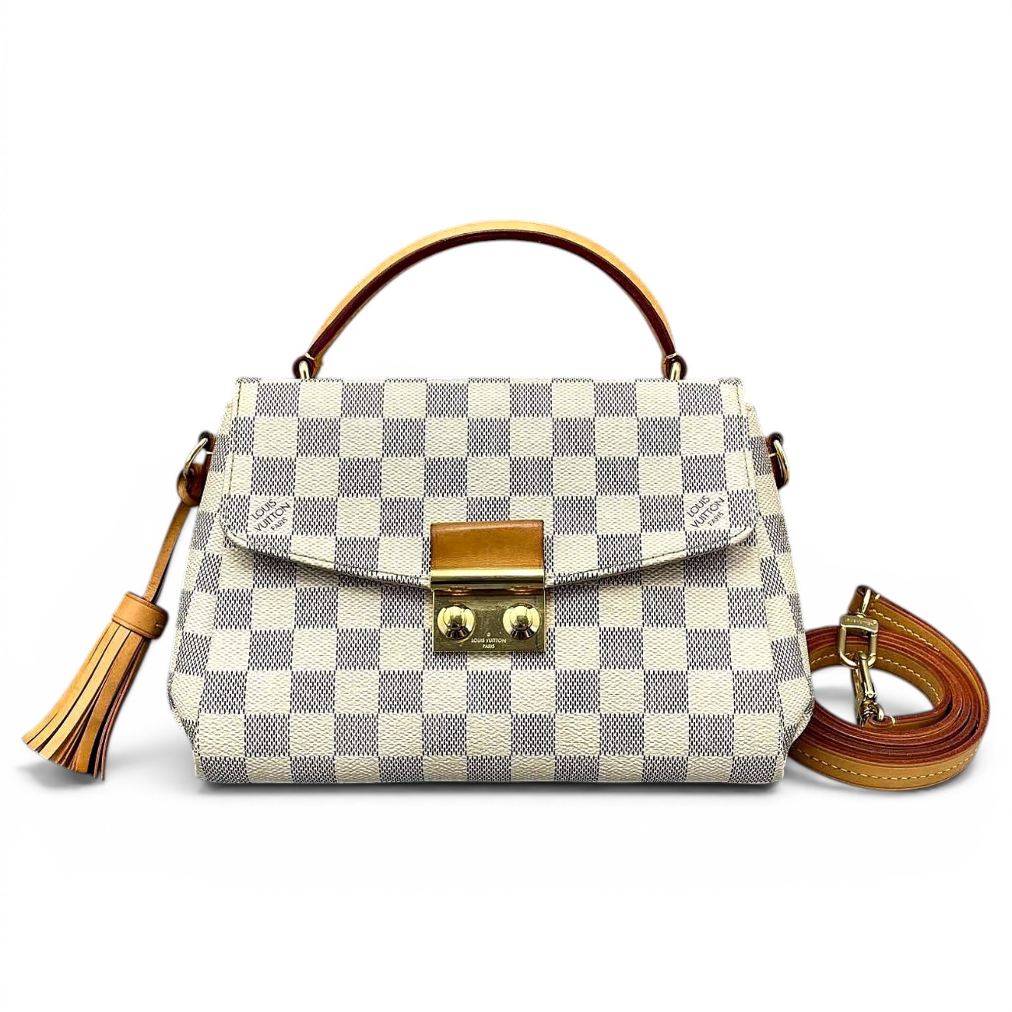 Croisette leather handbag