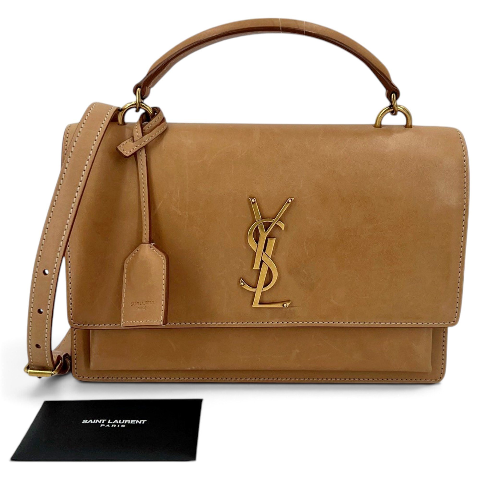 Sunset leather handbag