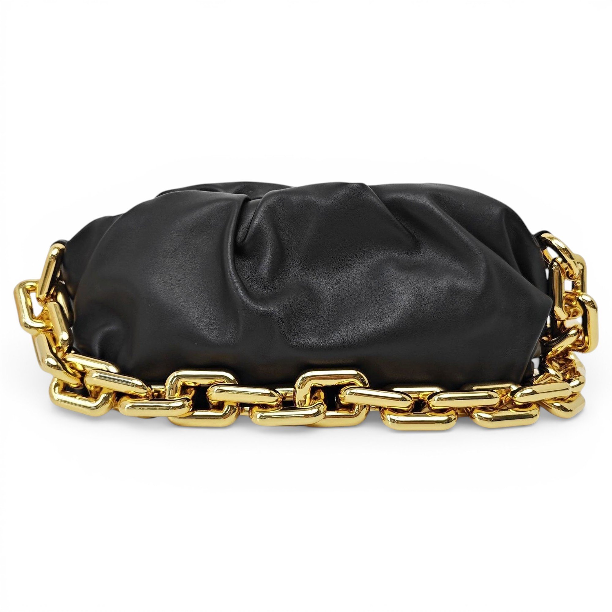 Chain Pouch leather handbag