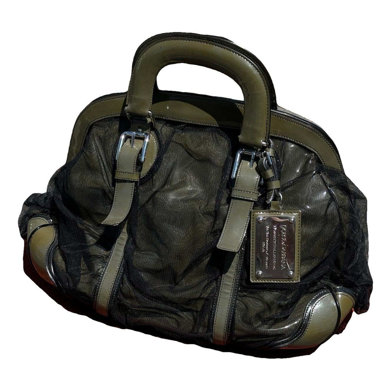 Patent leather handbag