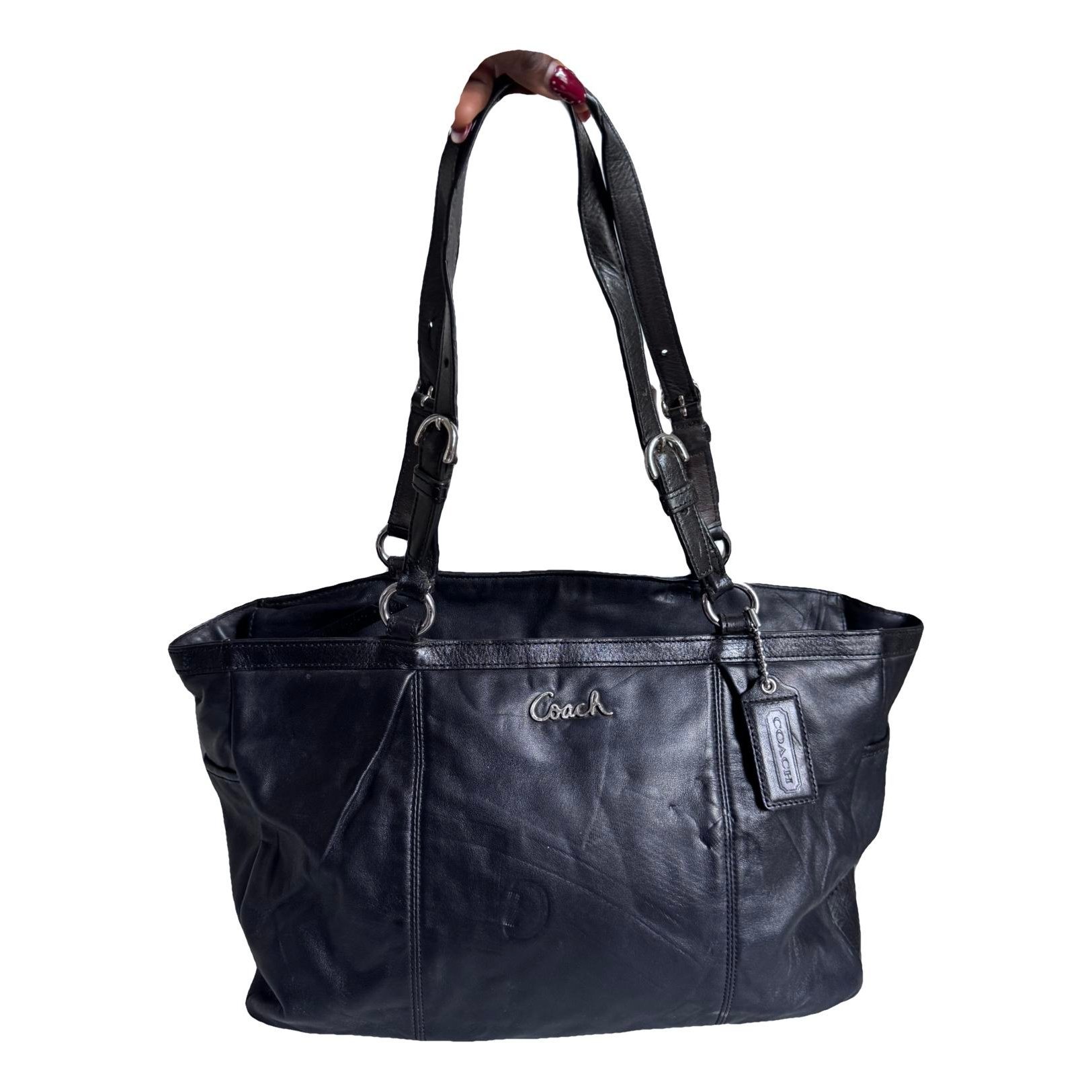 Crossgrain Taxi Tote leather handbag