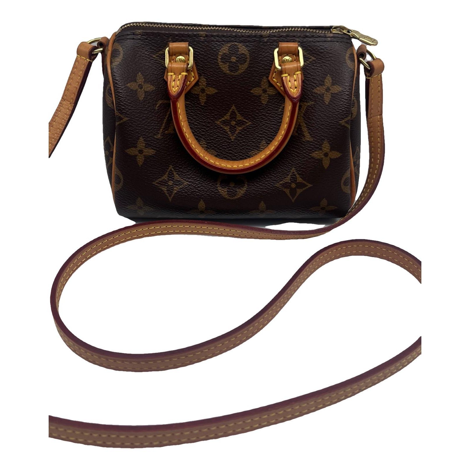 Nano Speedy / Mini HL leather handbag
