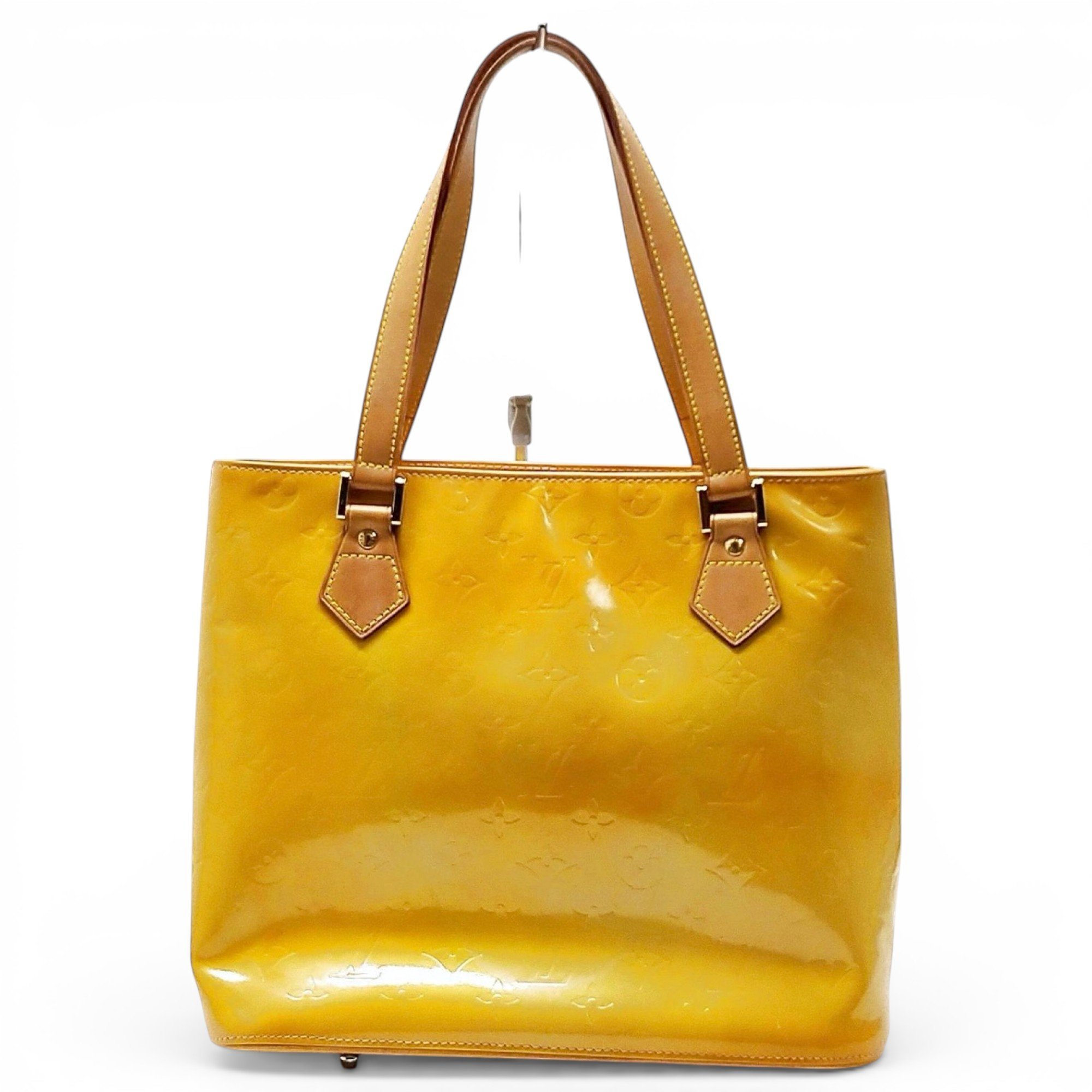 Houston patent leather tote