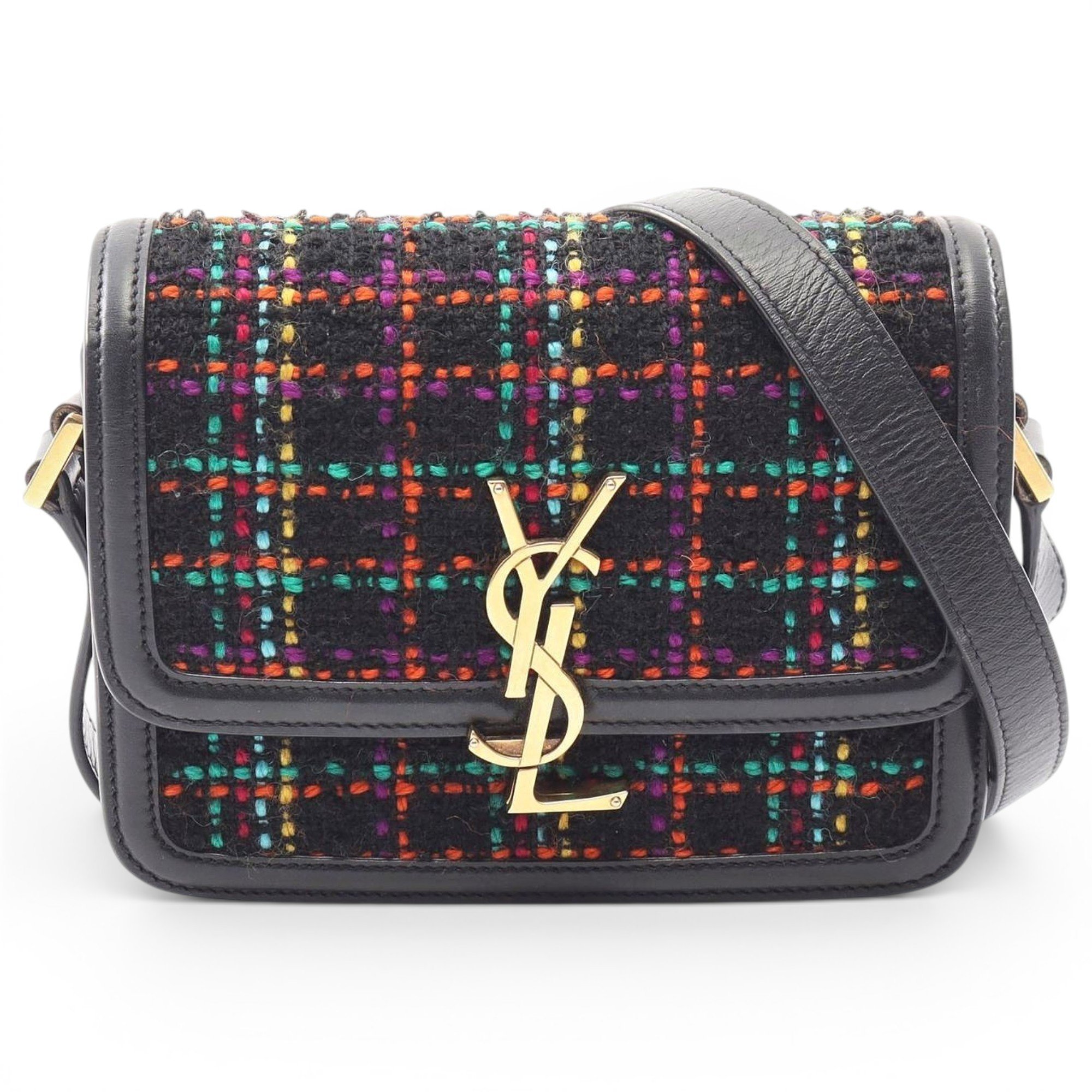 Solférino leather handbag
