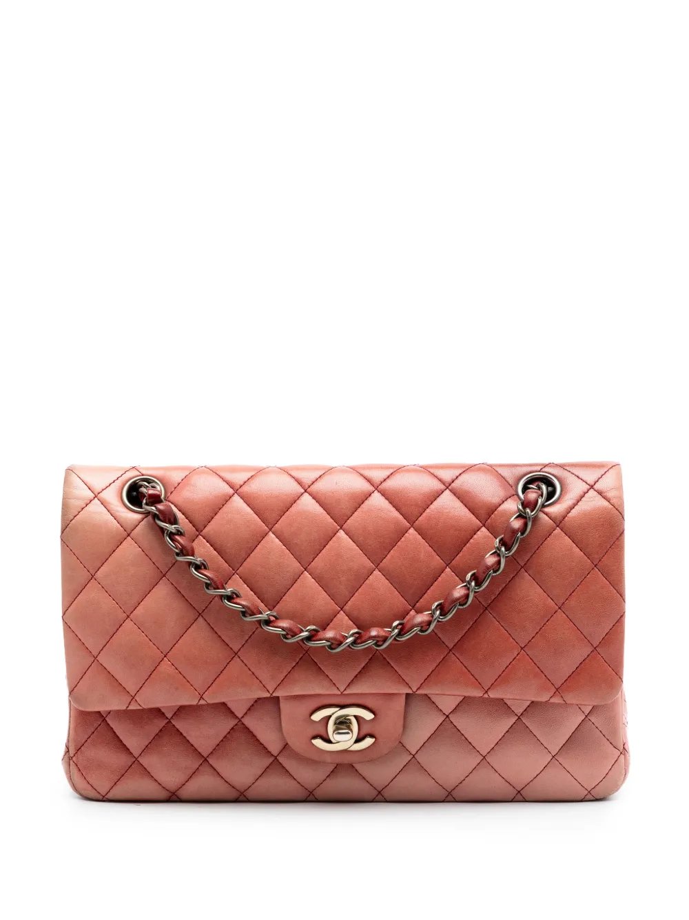 2009-2010 Medium Classic Lambskin Ombre Double Flap shoulder bag