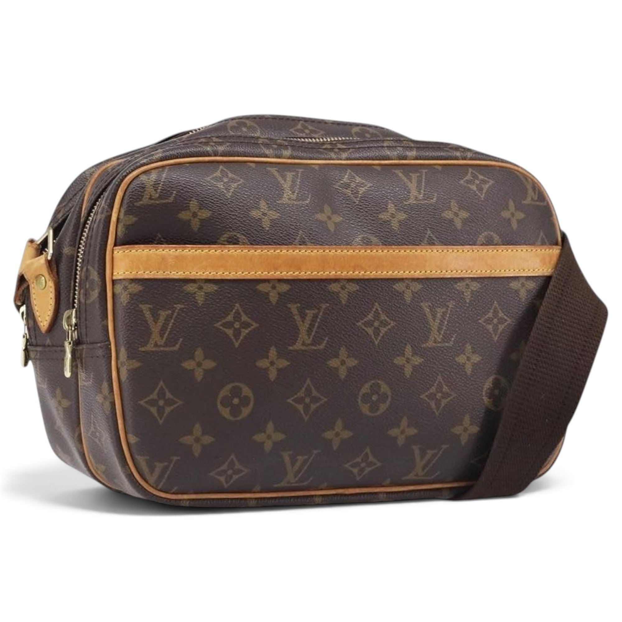 Reporter leather handbag