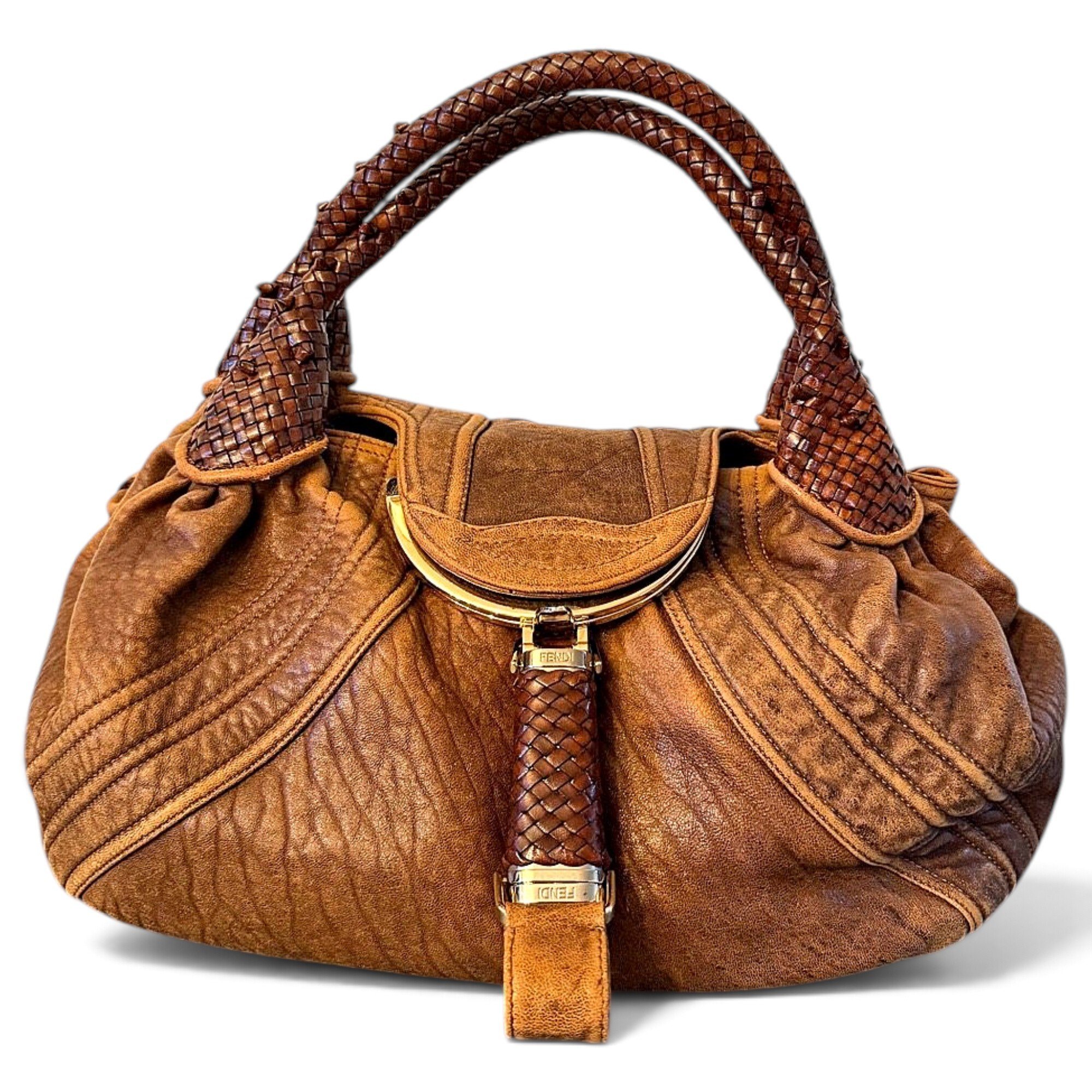 Spy leather handbag