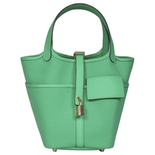Picotin leather handbag