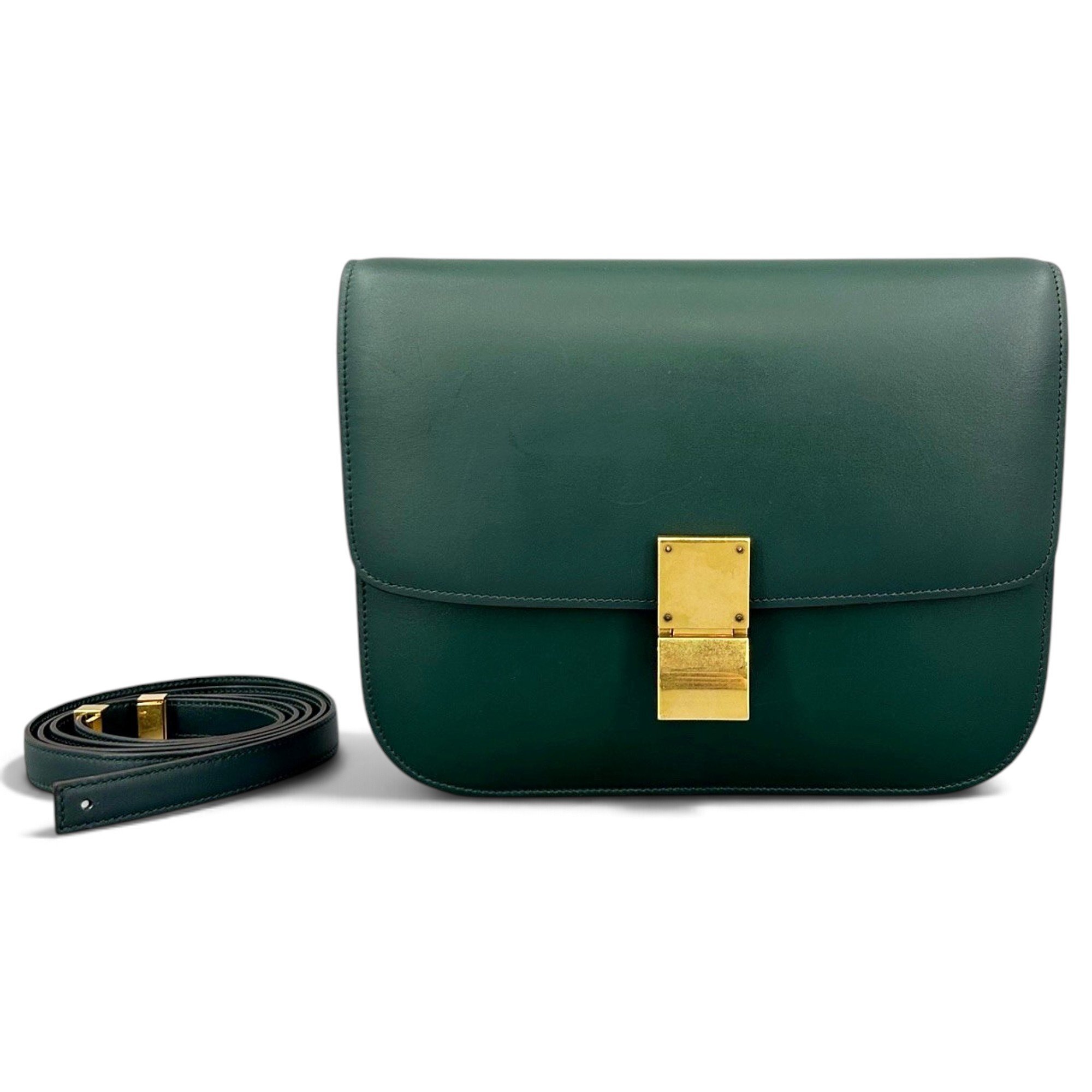 Classic leather handbag