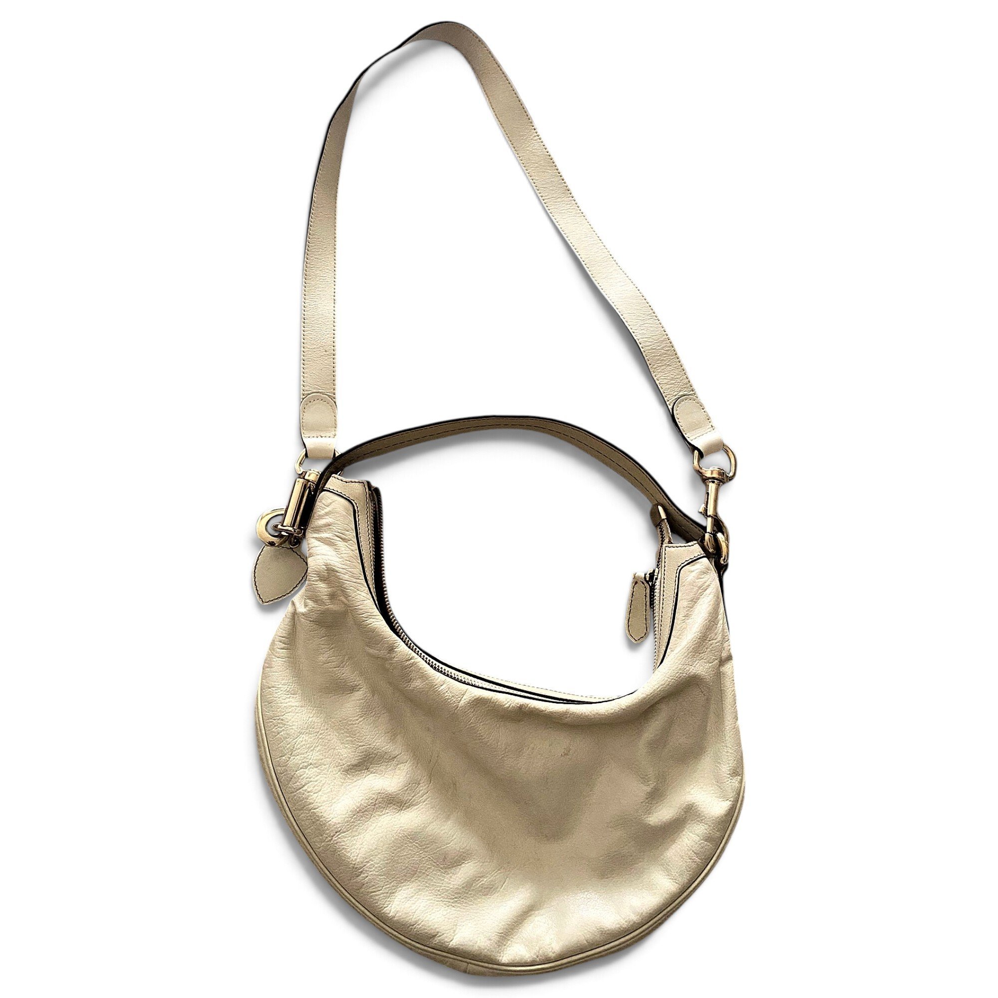 Hobo leather handbag