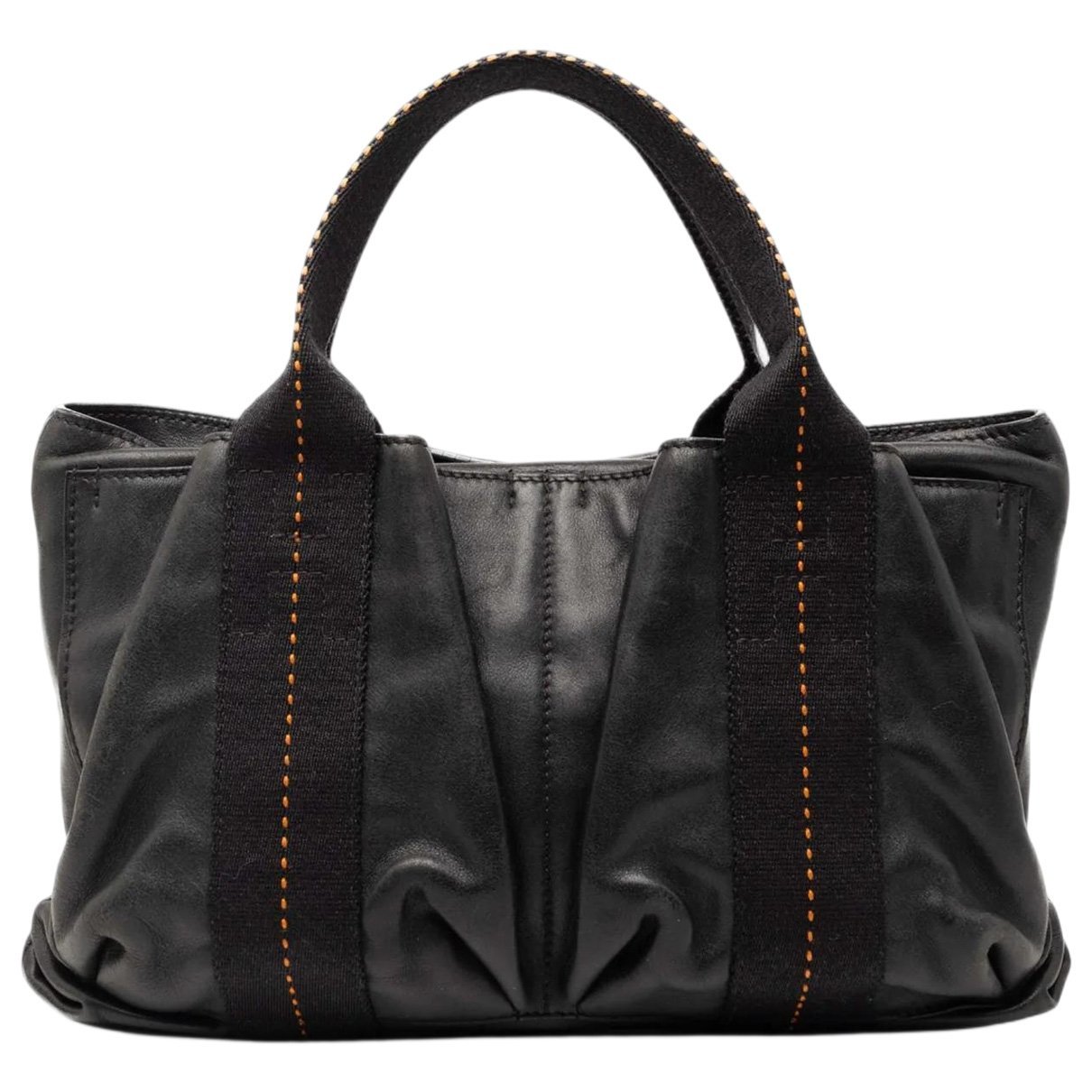 H leather satchel