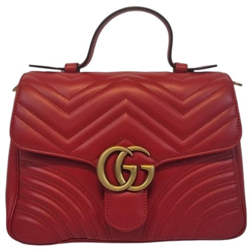 Leather clutch bag